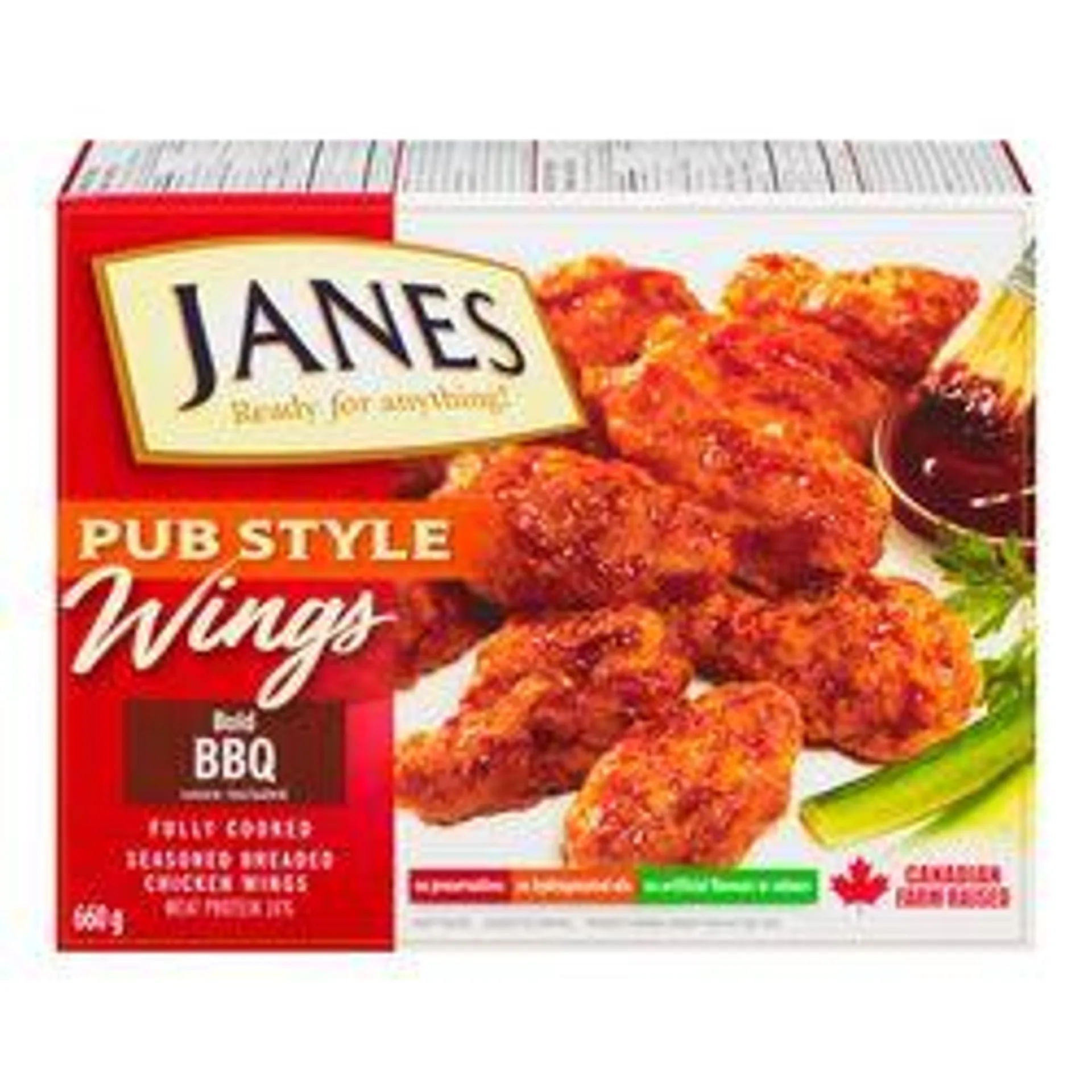 Frozen BBQ Pub Style Chicken Wings