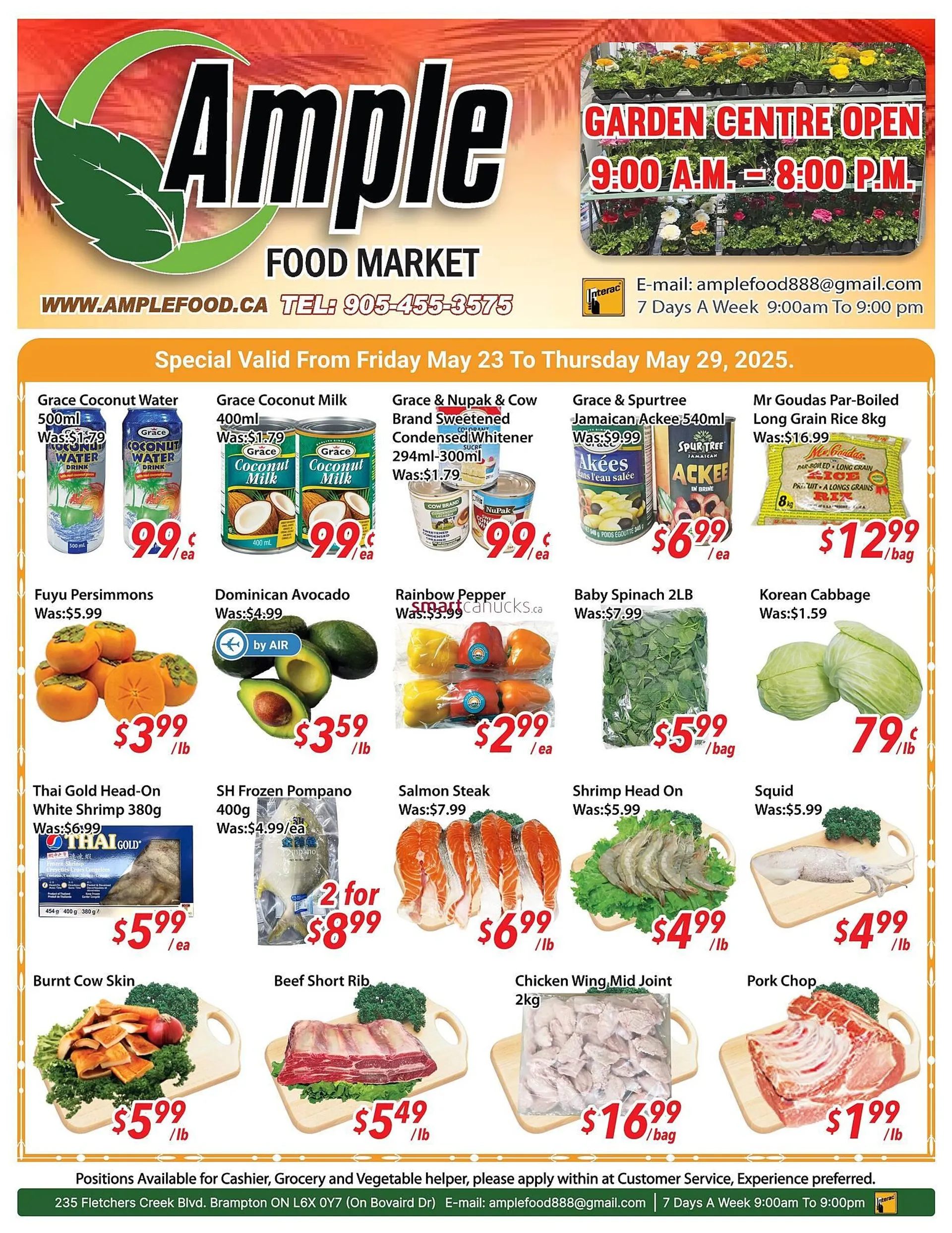 Ample Food Market flyer from May 23 to May 29 2025 - flyer page 1