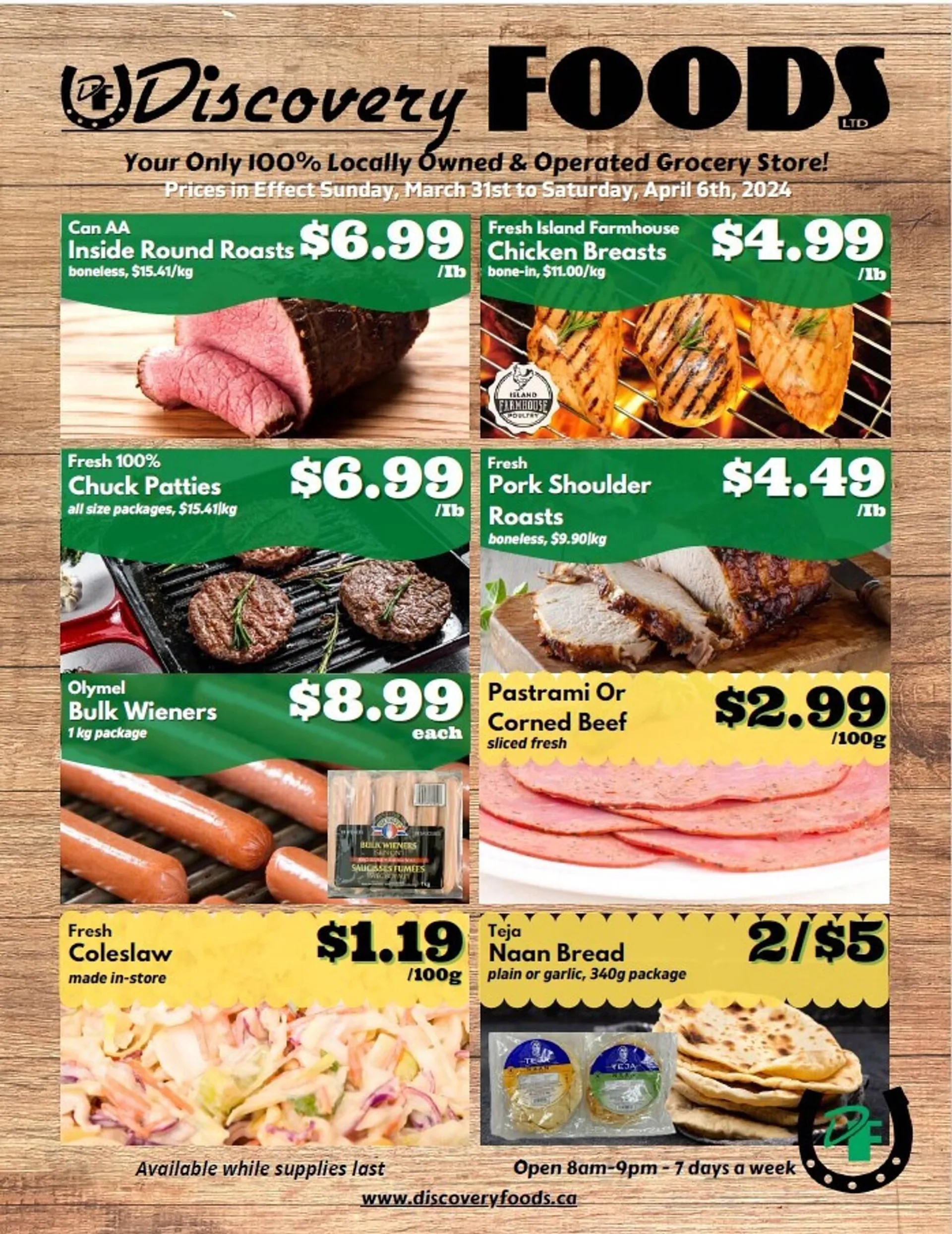 Discovery Foods flyer from March 31 to April 6 2024 - flyer page 1