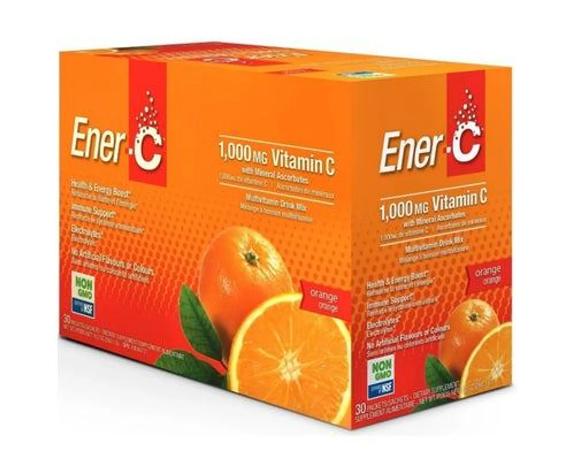 Ener-Life Vitamin C 1000mg Orange 30 Packs