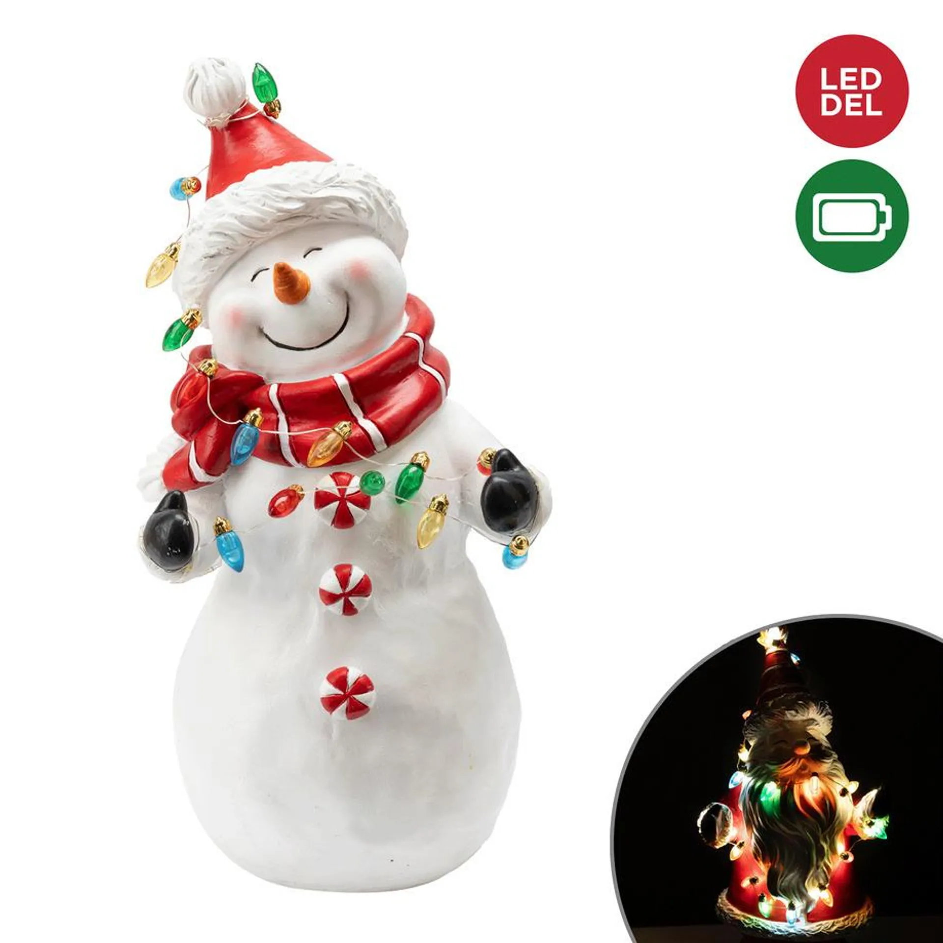 Christmas table top figurine, Snowman, 32cm