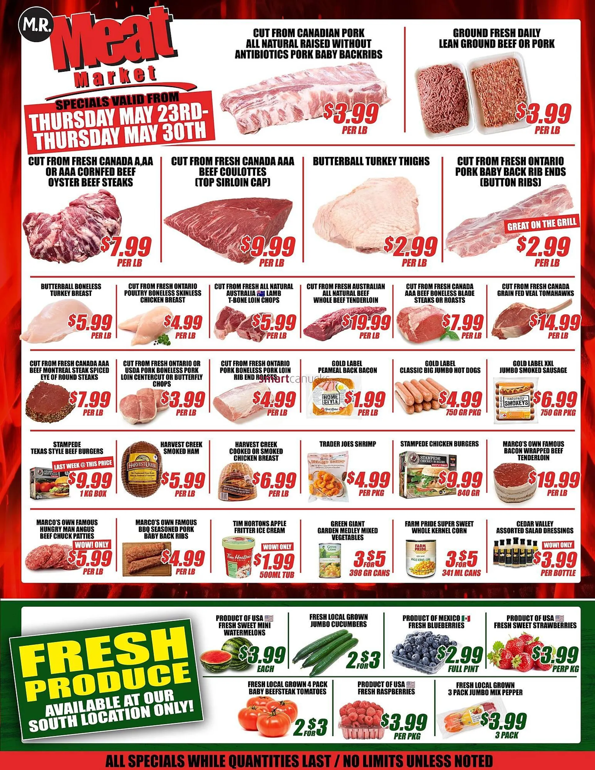 Mr. Meat Market flyer - 1