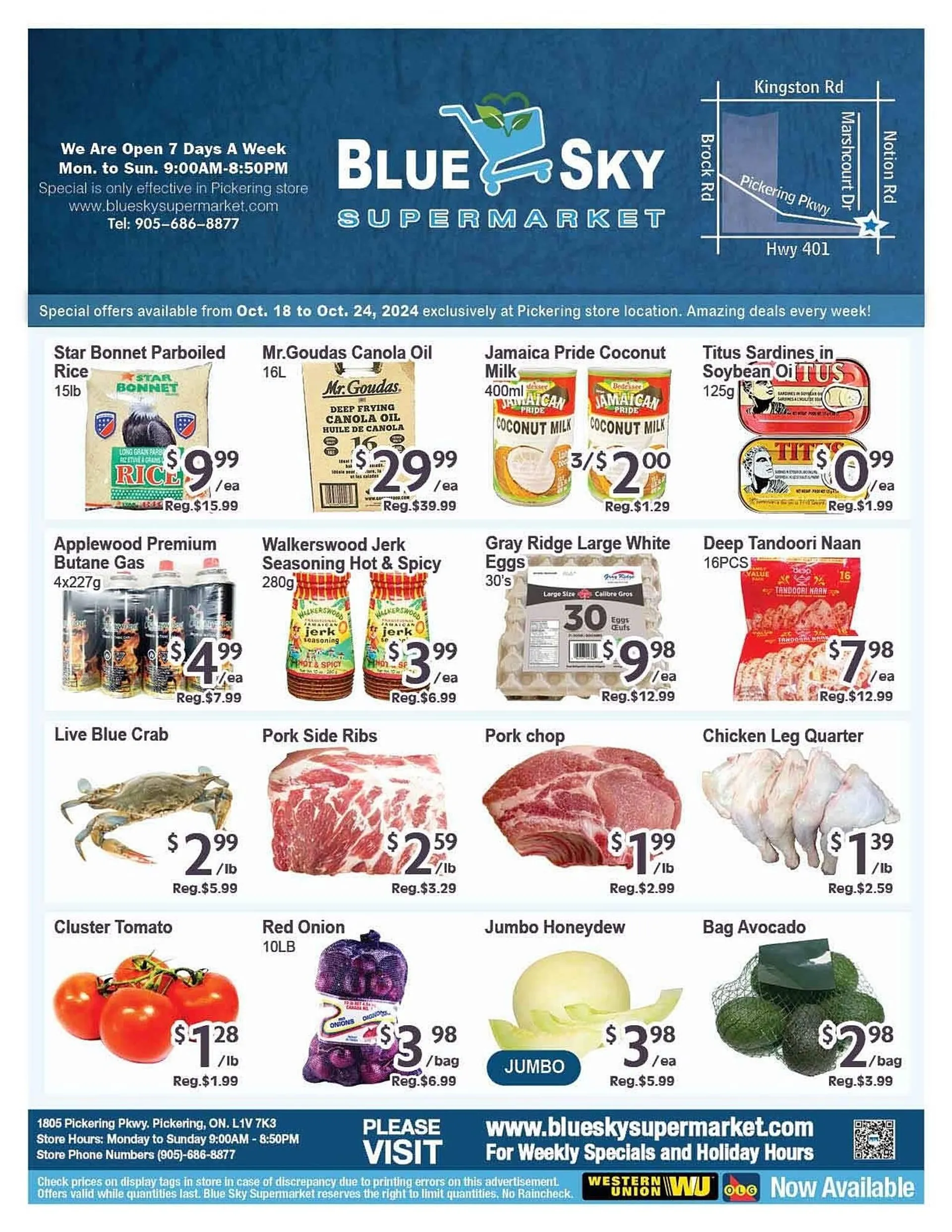 Blue Sky Supermarket flyer - 1