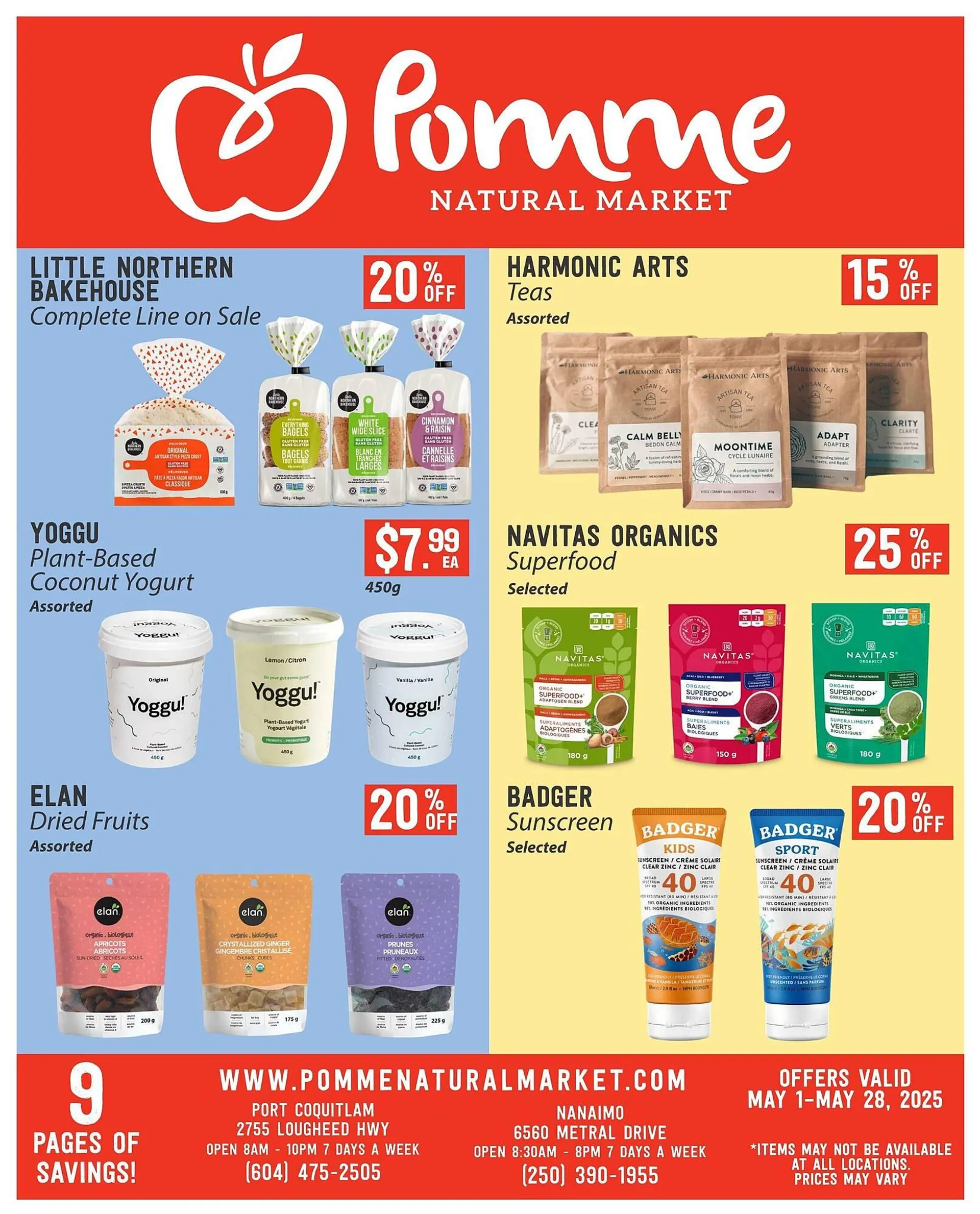 Pomme Natural Market flyer - 1