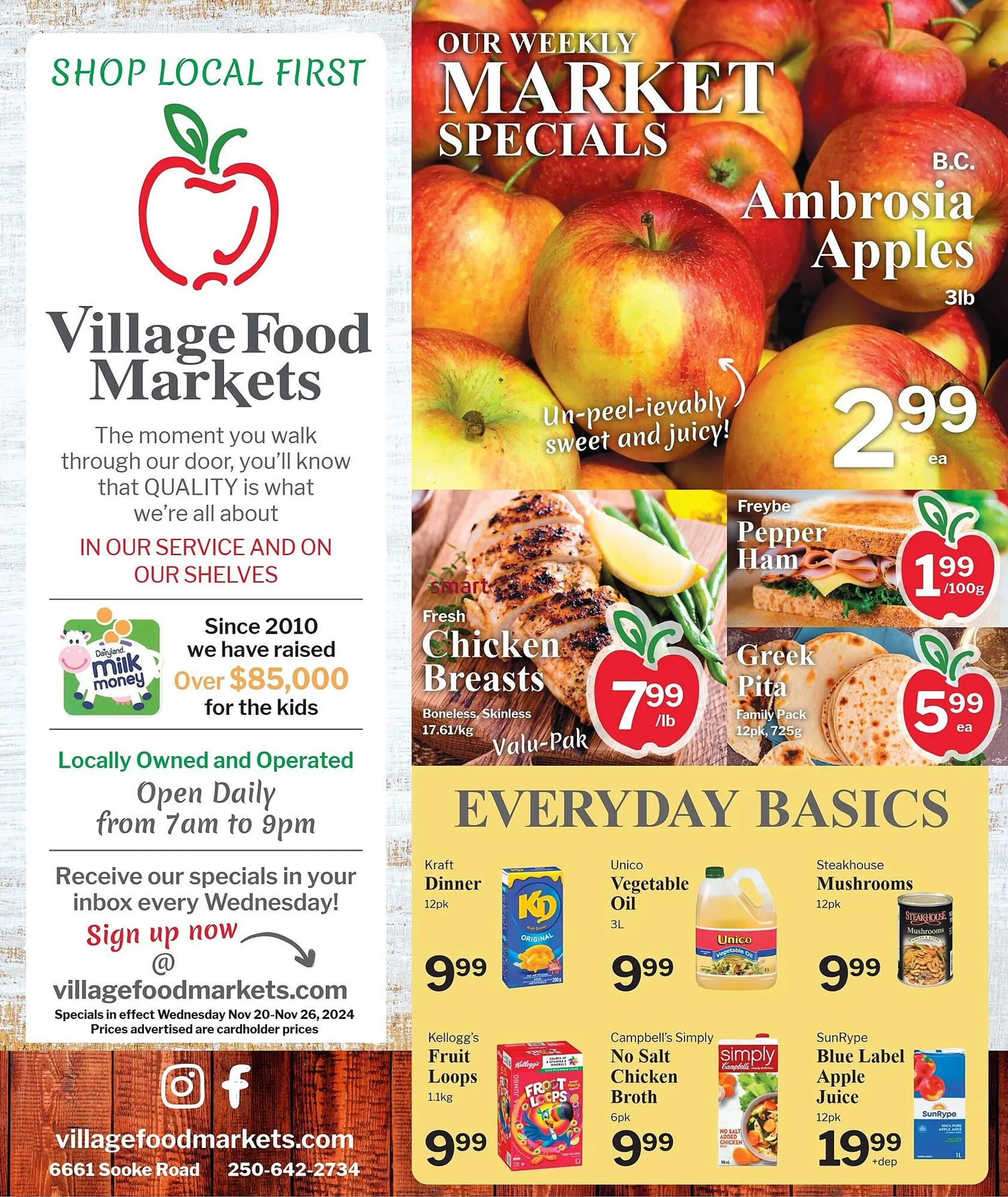 Village Food Markets flyer - 1