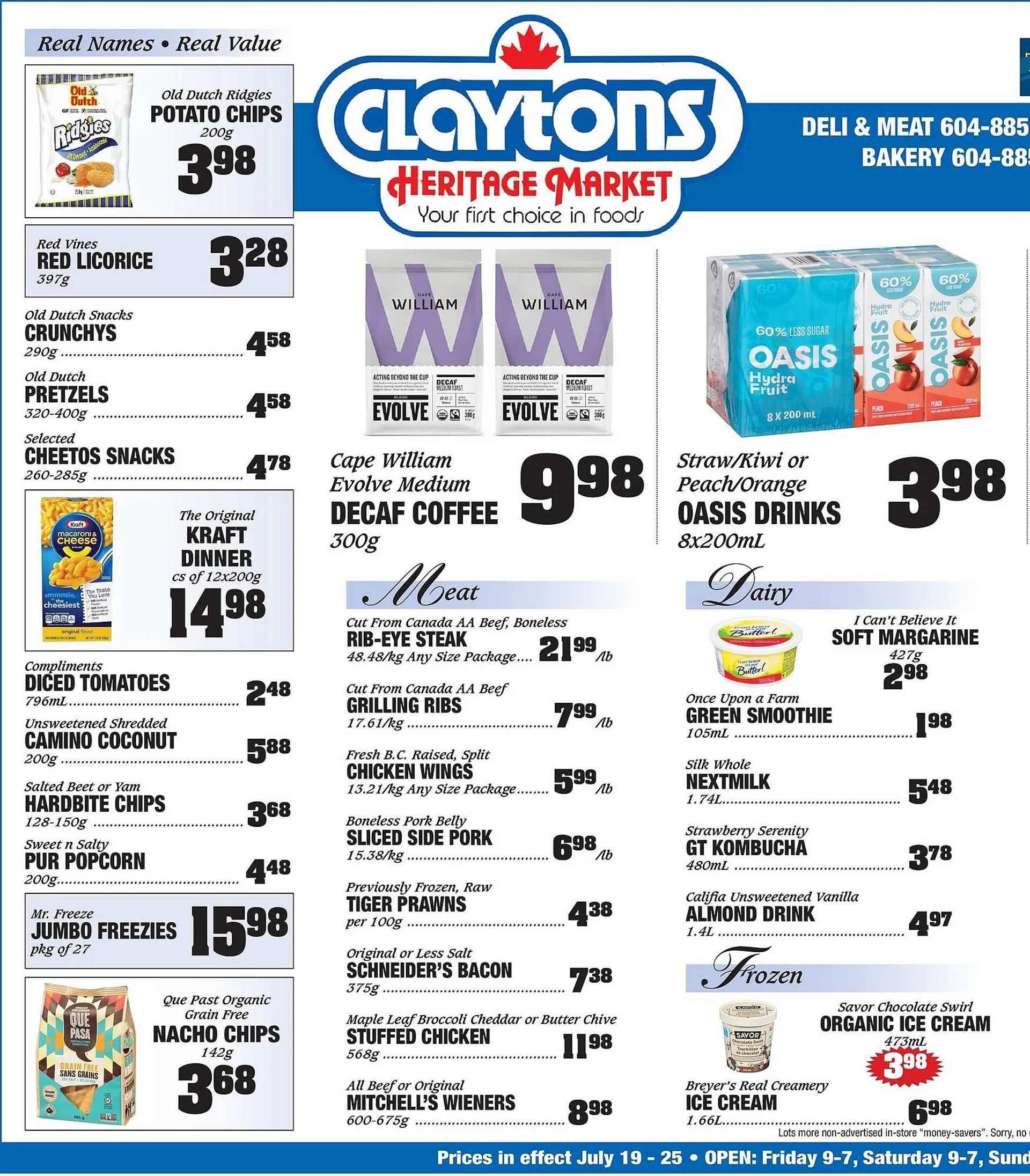 Claytons Heritage Market flyer - 1