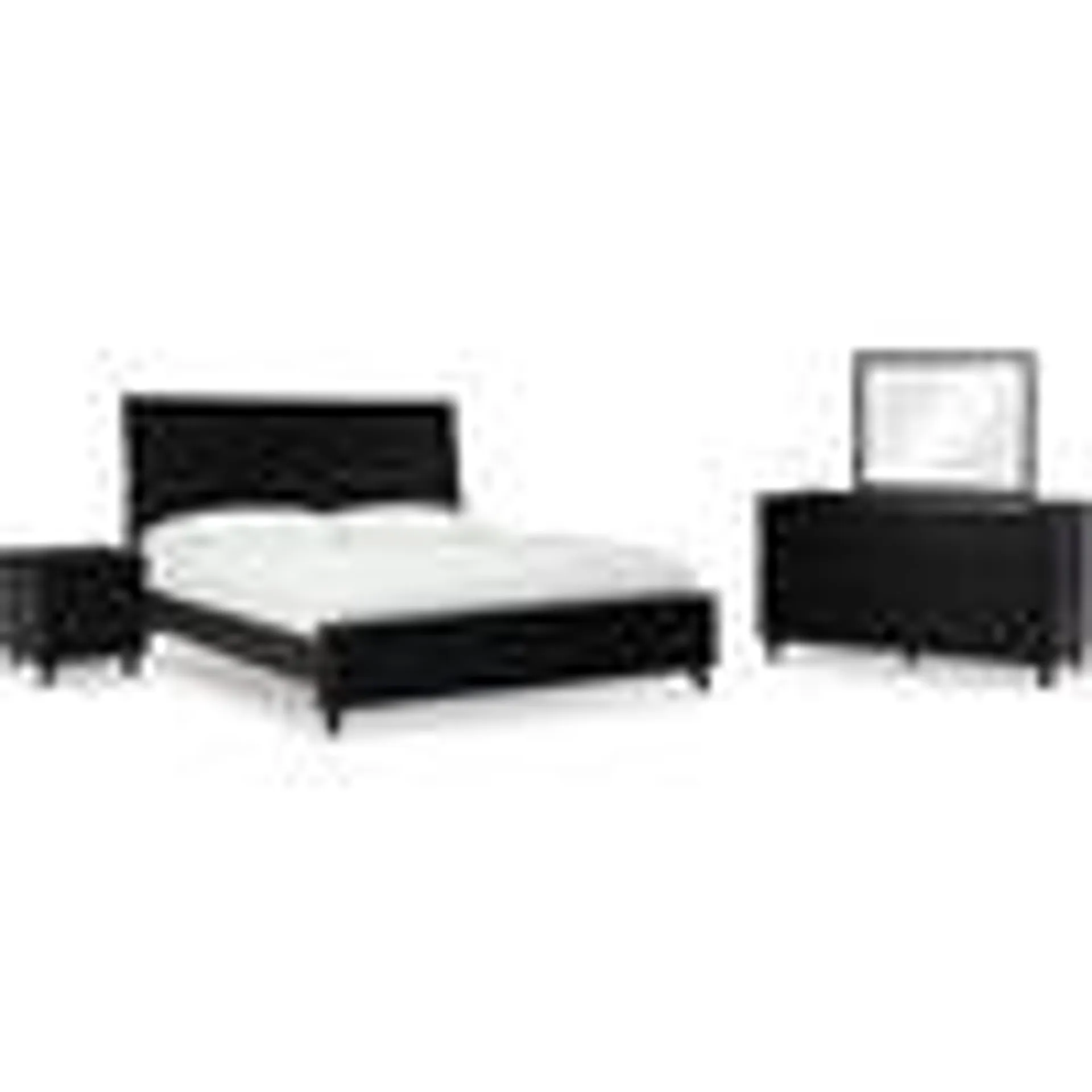 Danziar 6 Piece Platform Bedroom - Black