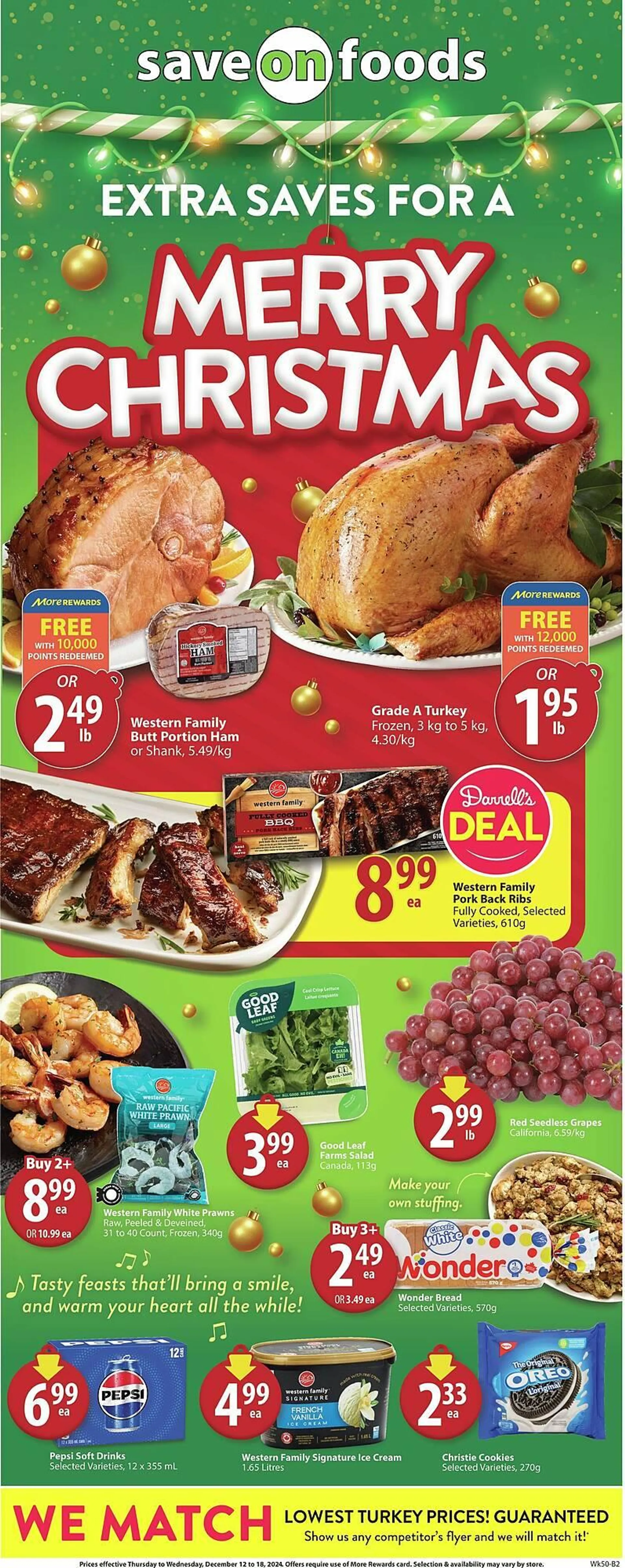 Save on Foods flyer from December 12 to December 19 2024 - flyer page 2