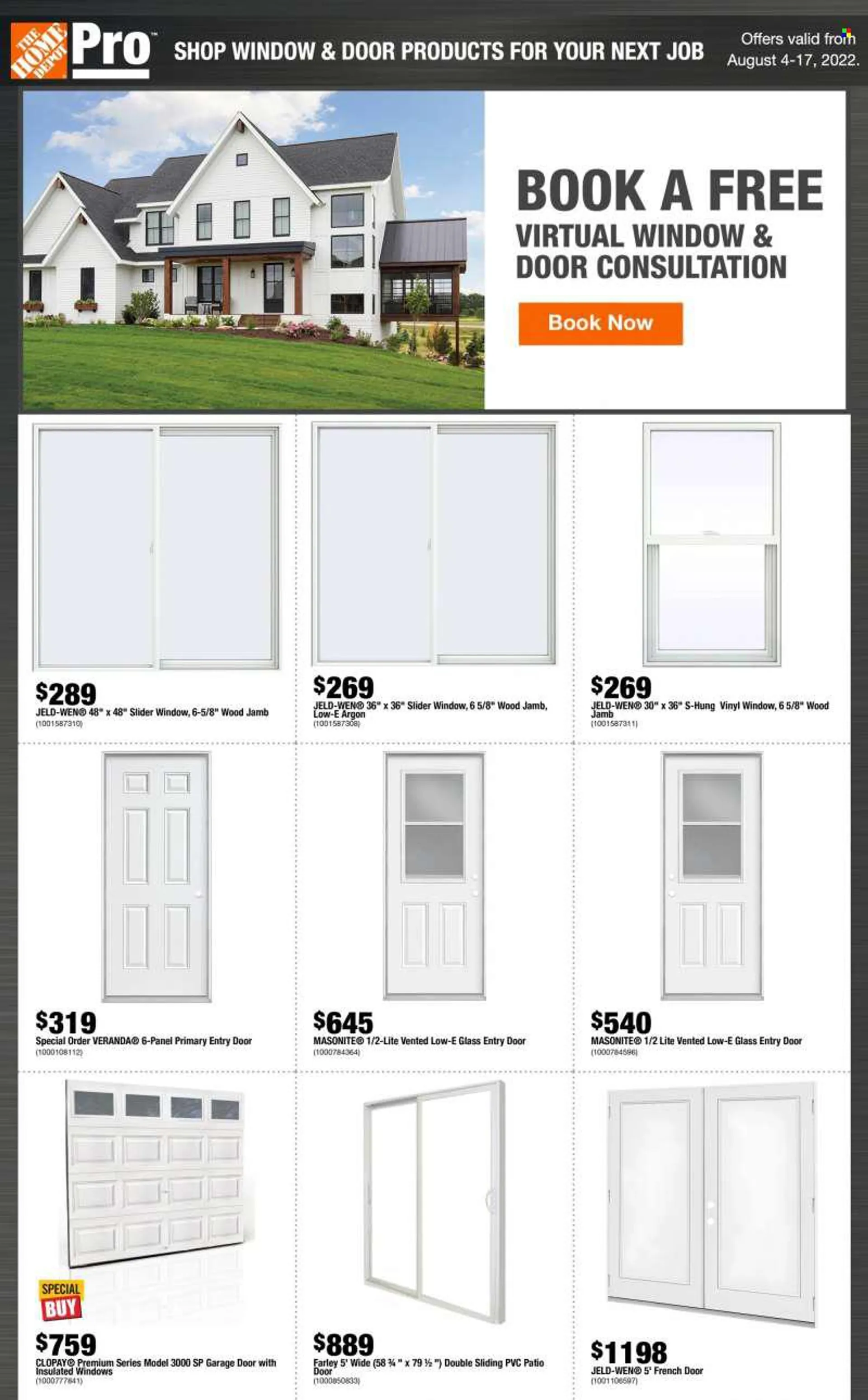 The Home Depot Flyer - August 04, 2022 - August 17, 2022.
