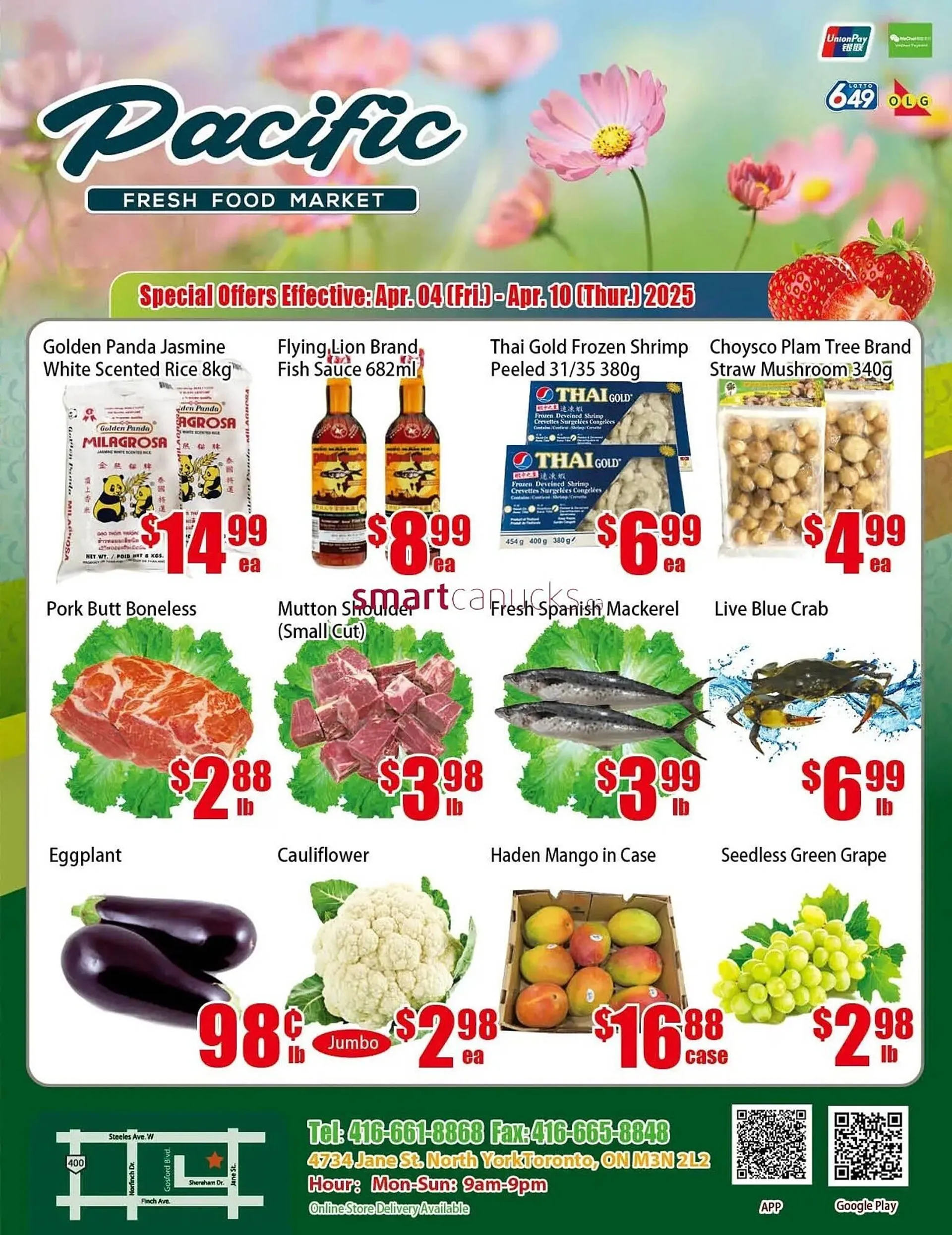 New Pacific Supermarket flyer - 1