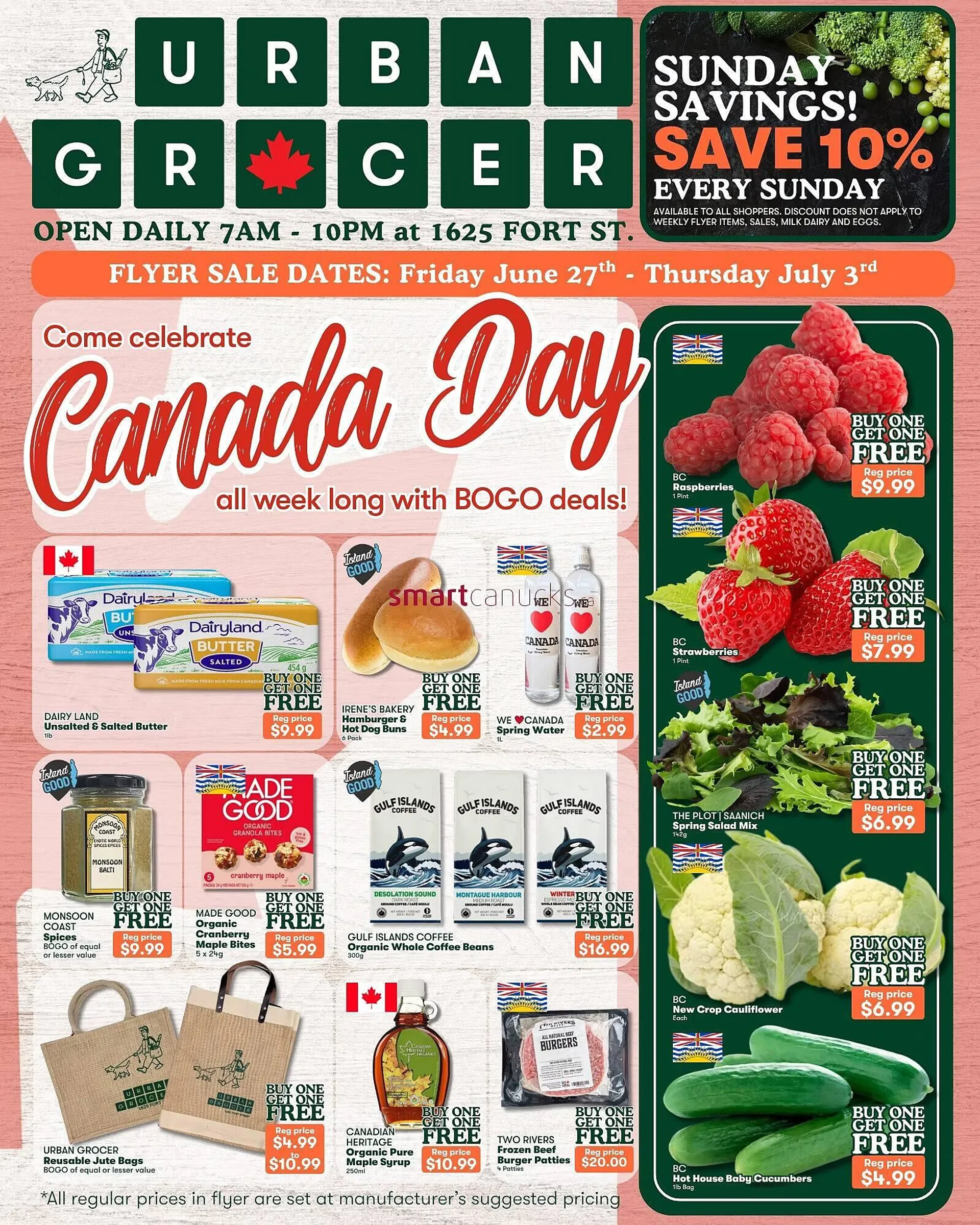 Urban Grocer flyer from June 27 to July 3 2025 - flyer page 1