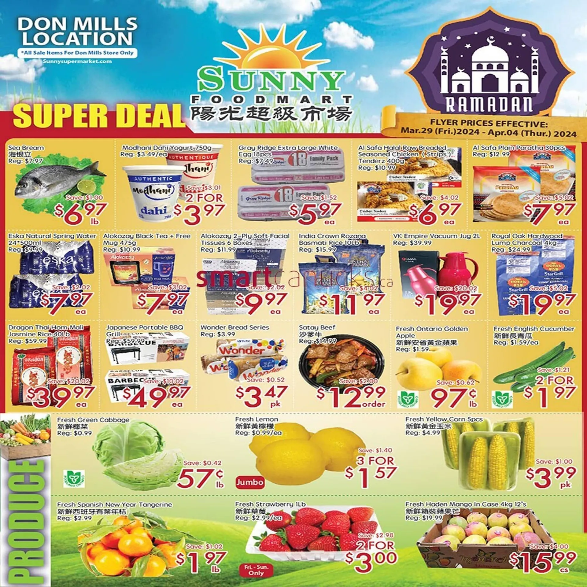 Sunny Food Mart flyer from March 29 to April 25 2024 - flyer page 