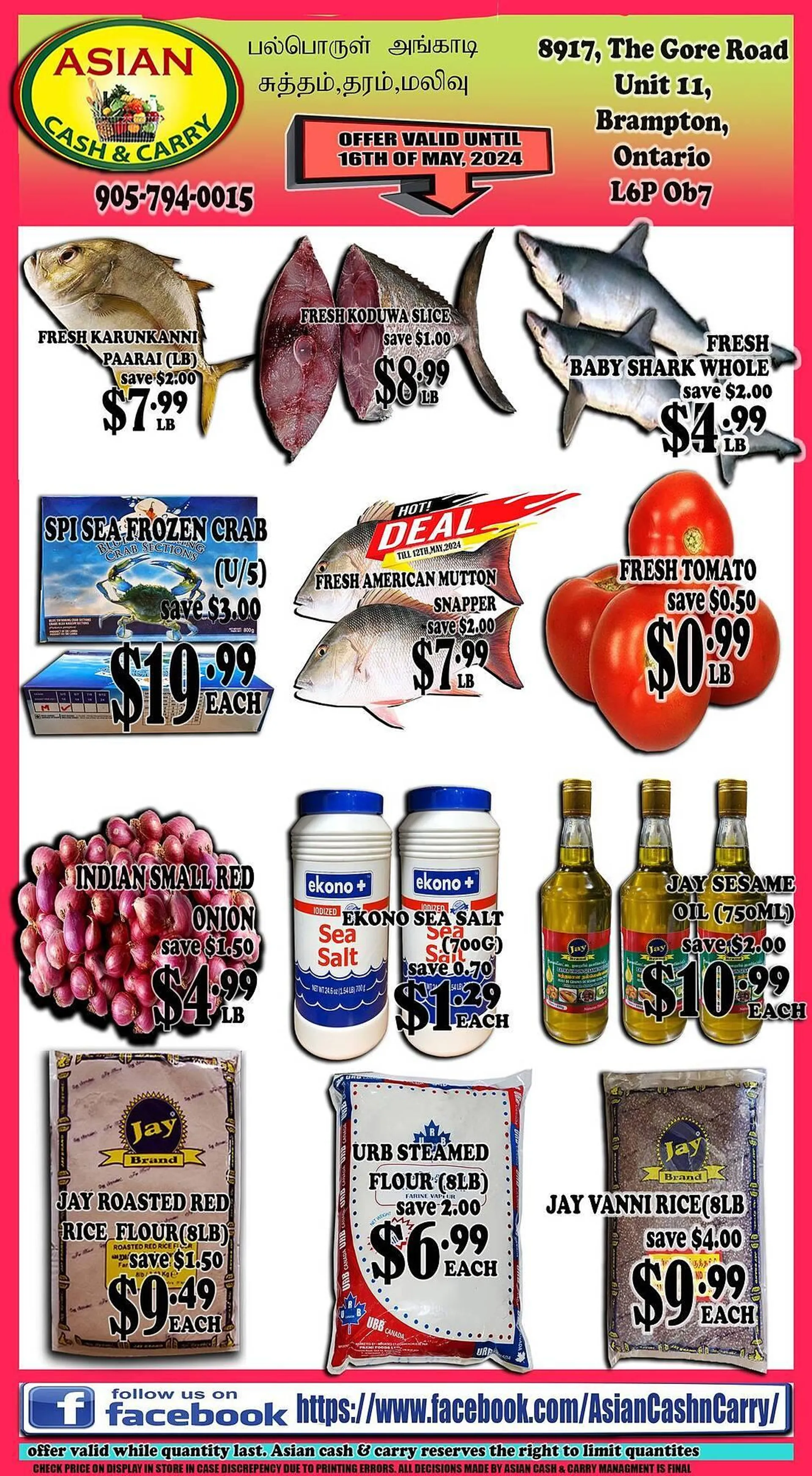 Asian Cash & Carry flyer - 1