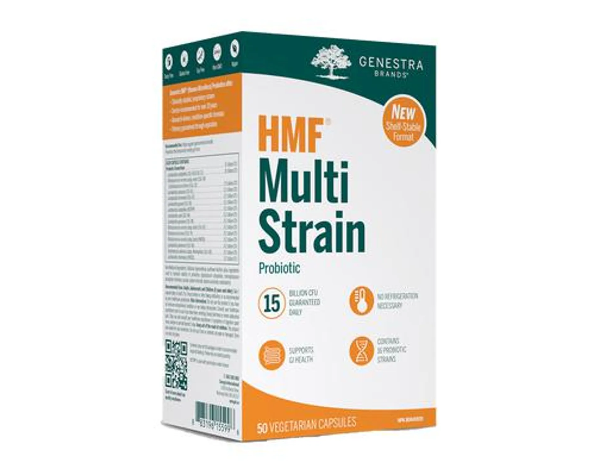 Genestra HMF Multi Strain Probiotic Shelf Stable 50 Veggie Caps