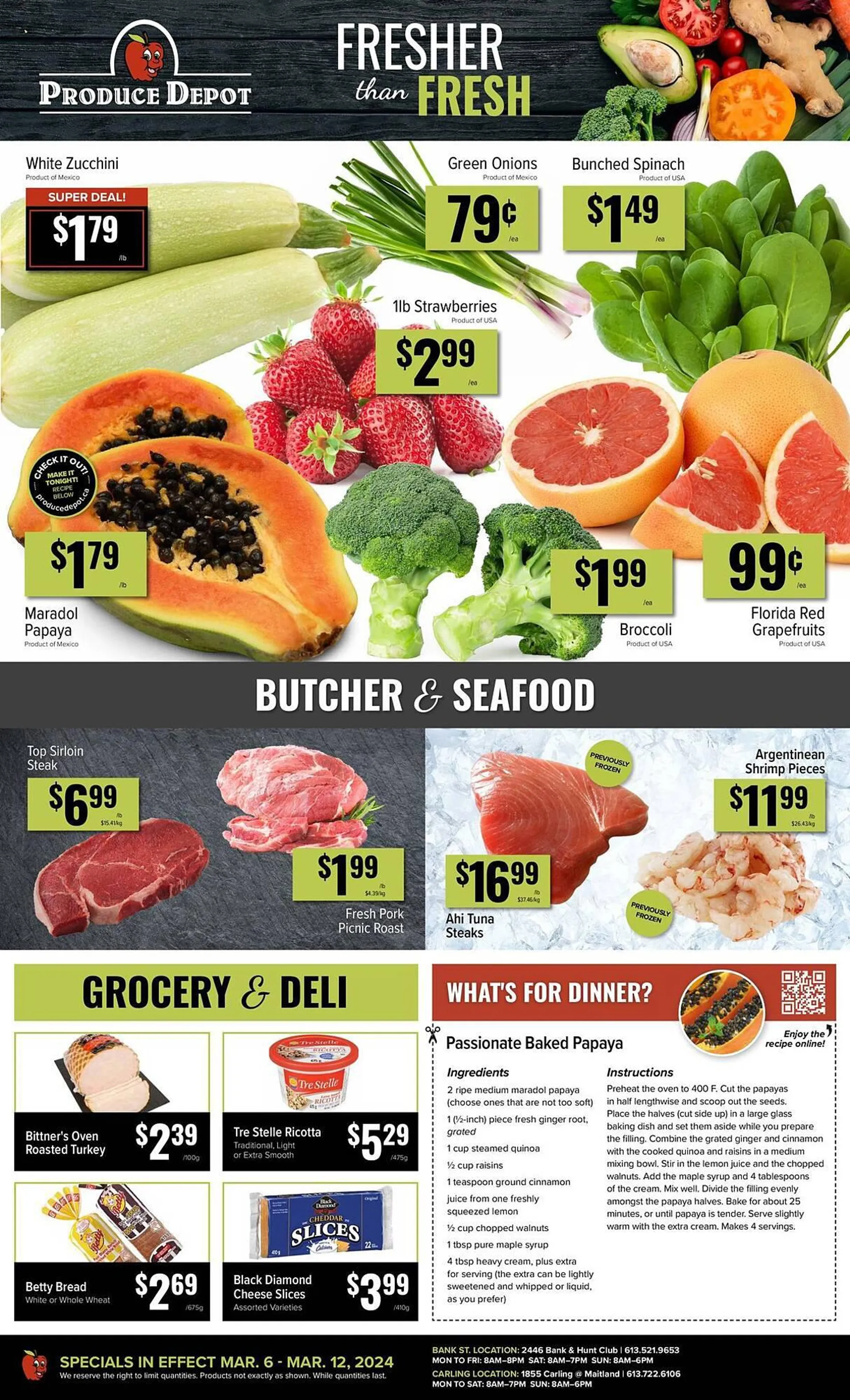 Produce Depot flyer from March 6 to March 20 2024 - flyer page 1