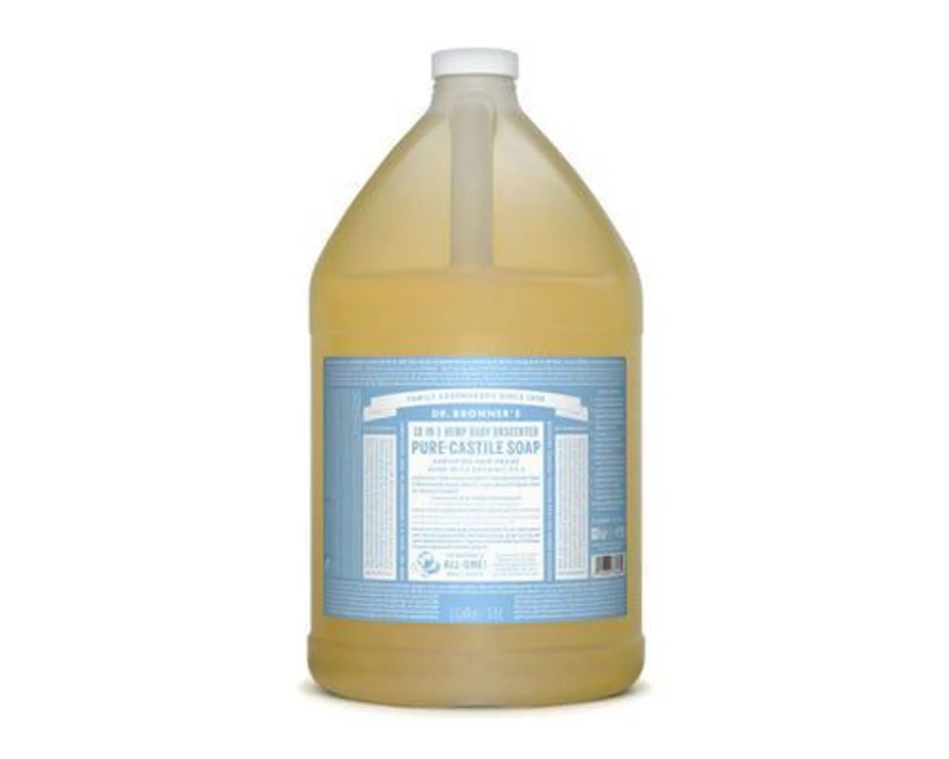 Dr. Bronner's 18-In-1 Pure-Castile Soap Baby Unscented 3.8L