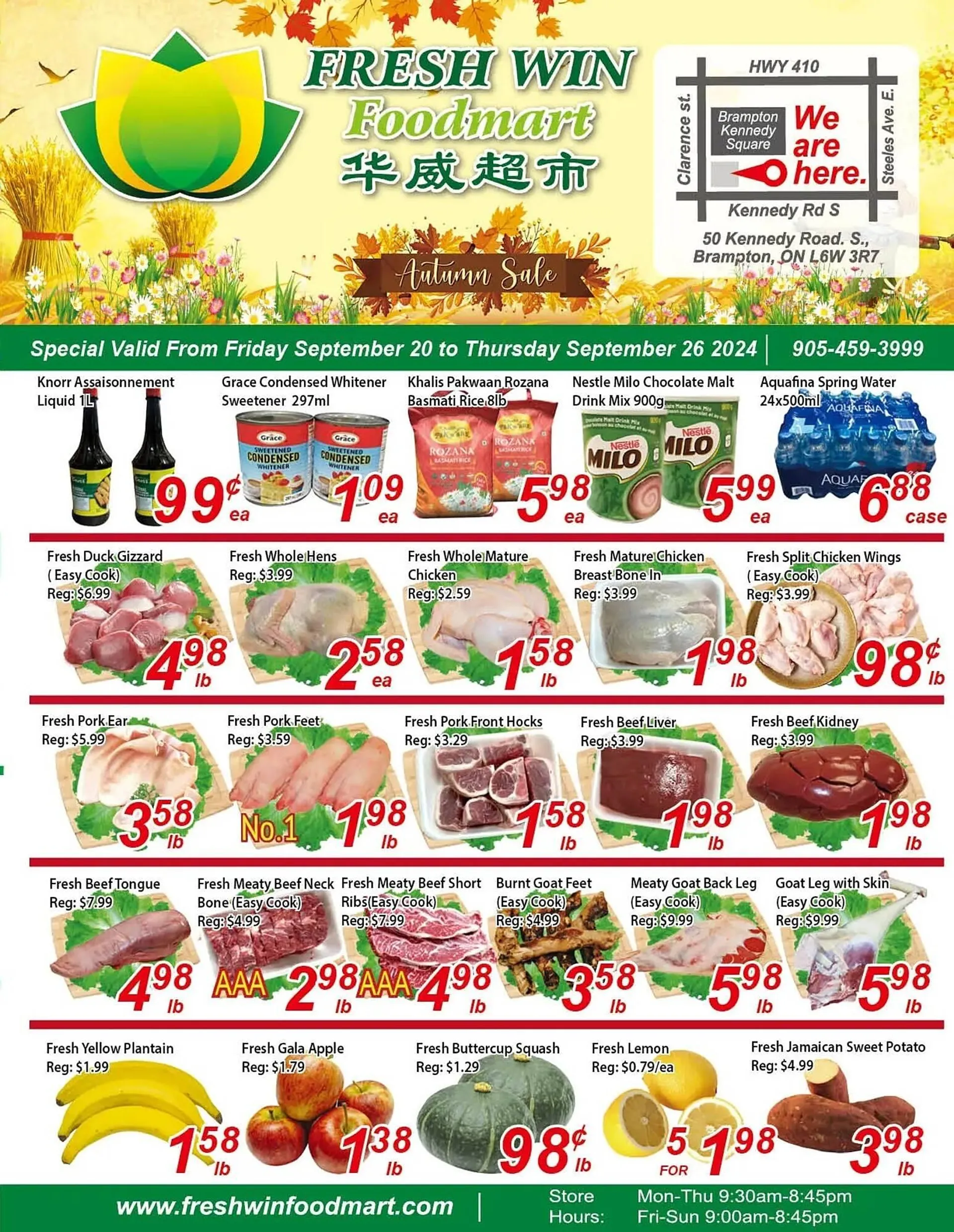 Fresh Win Foodmart flyer - 1