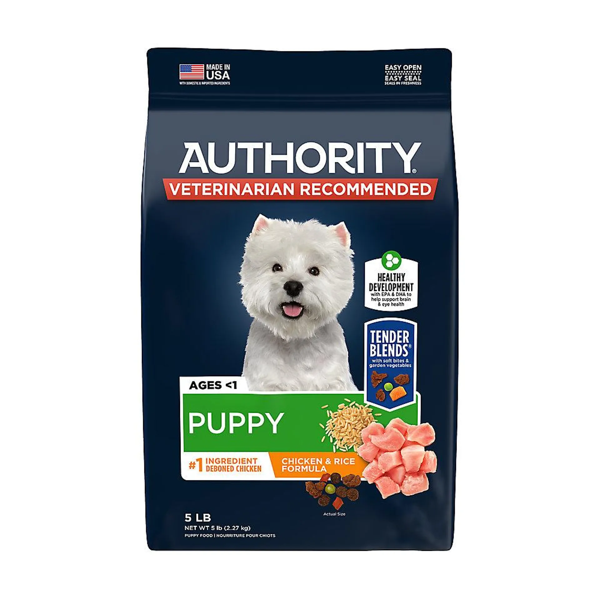 Authority® Everyday Health Puppy Dry Dog Food - Chicken