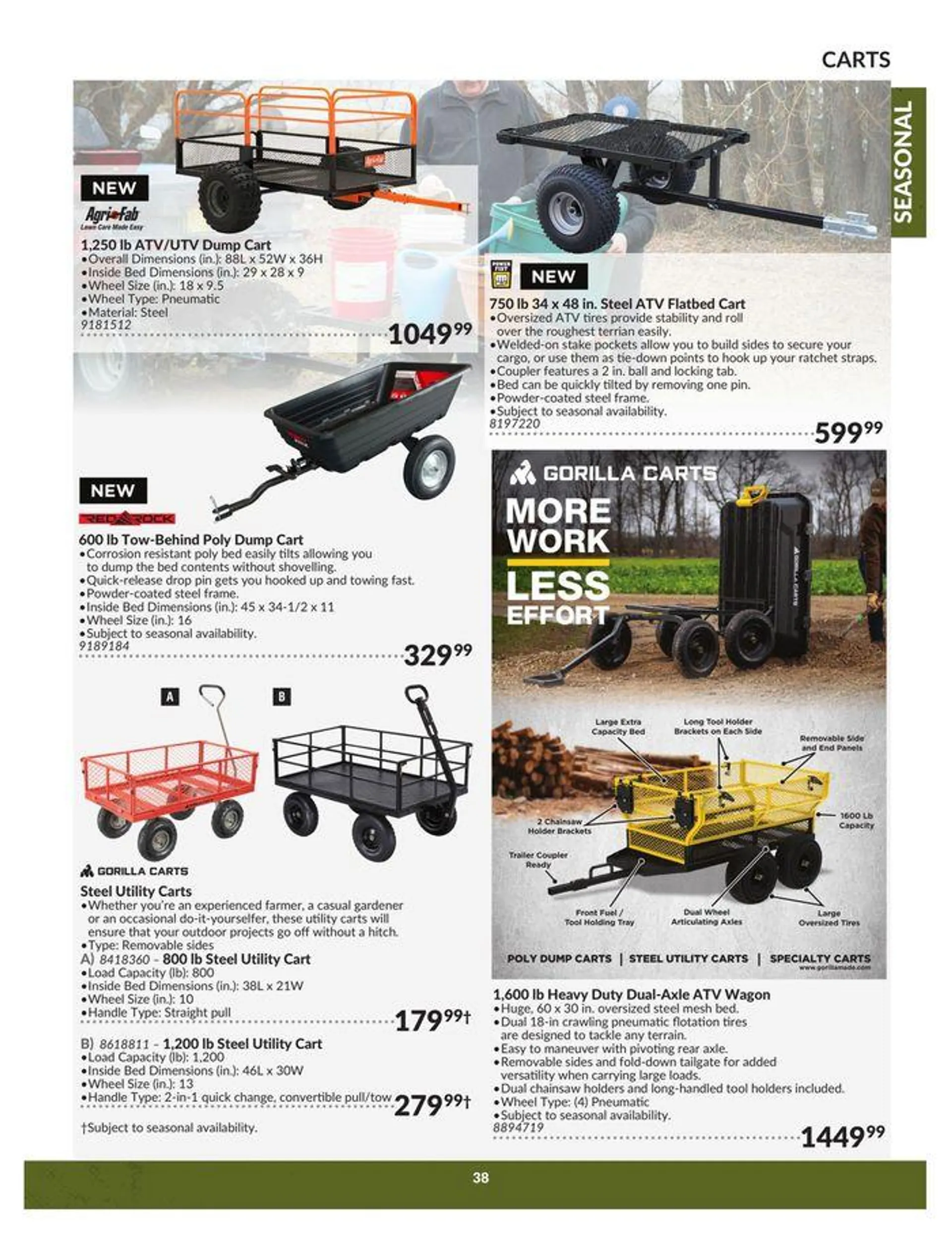 Seasonal Catalogue from April 23 to April 22 2025 - flyer page 38