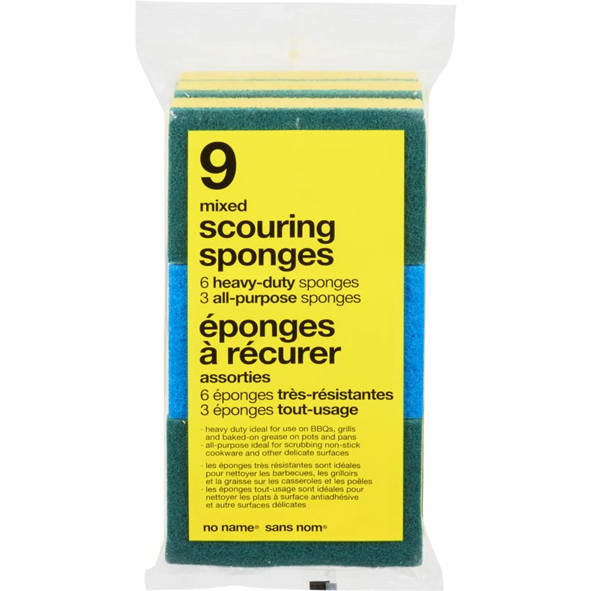 Heavy-Duty & All-Purpose Mixed Scouring Sponges