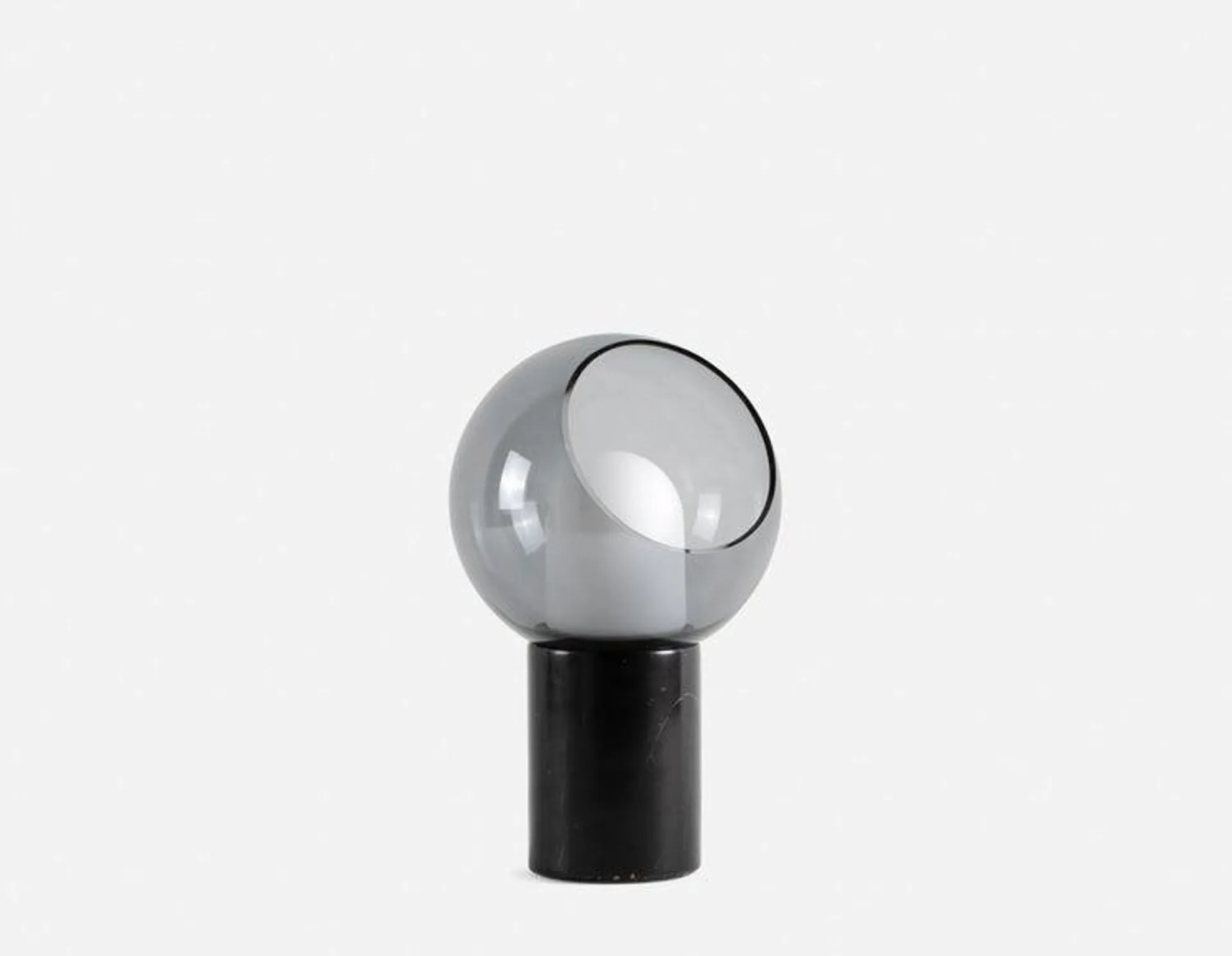 LED table lamp with marble base 41 cm height