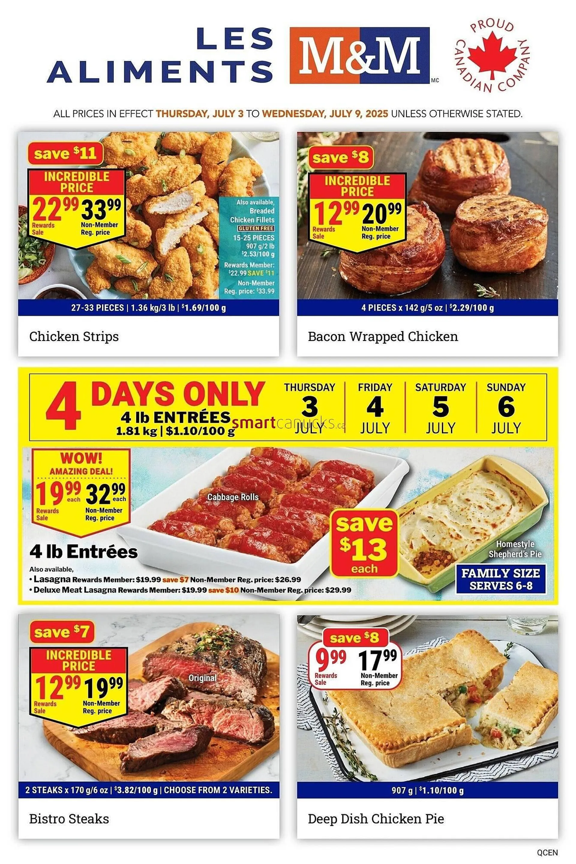 M & M Food Market flyer from July 3 to July 9 2025 - flyer page 1
