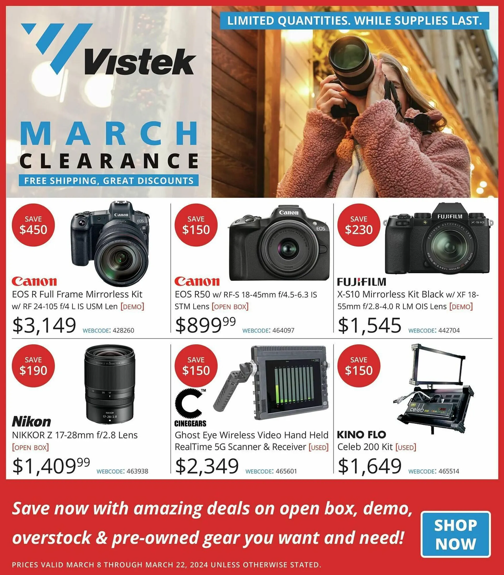 Vistek flyer from March 8 to March 15 2024 - flyer page 
