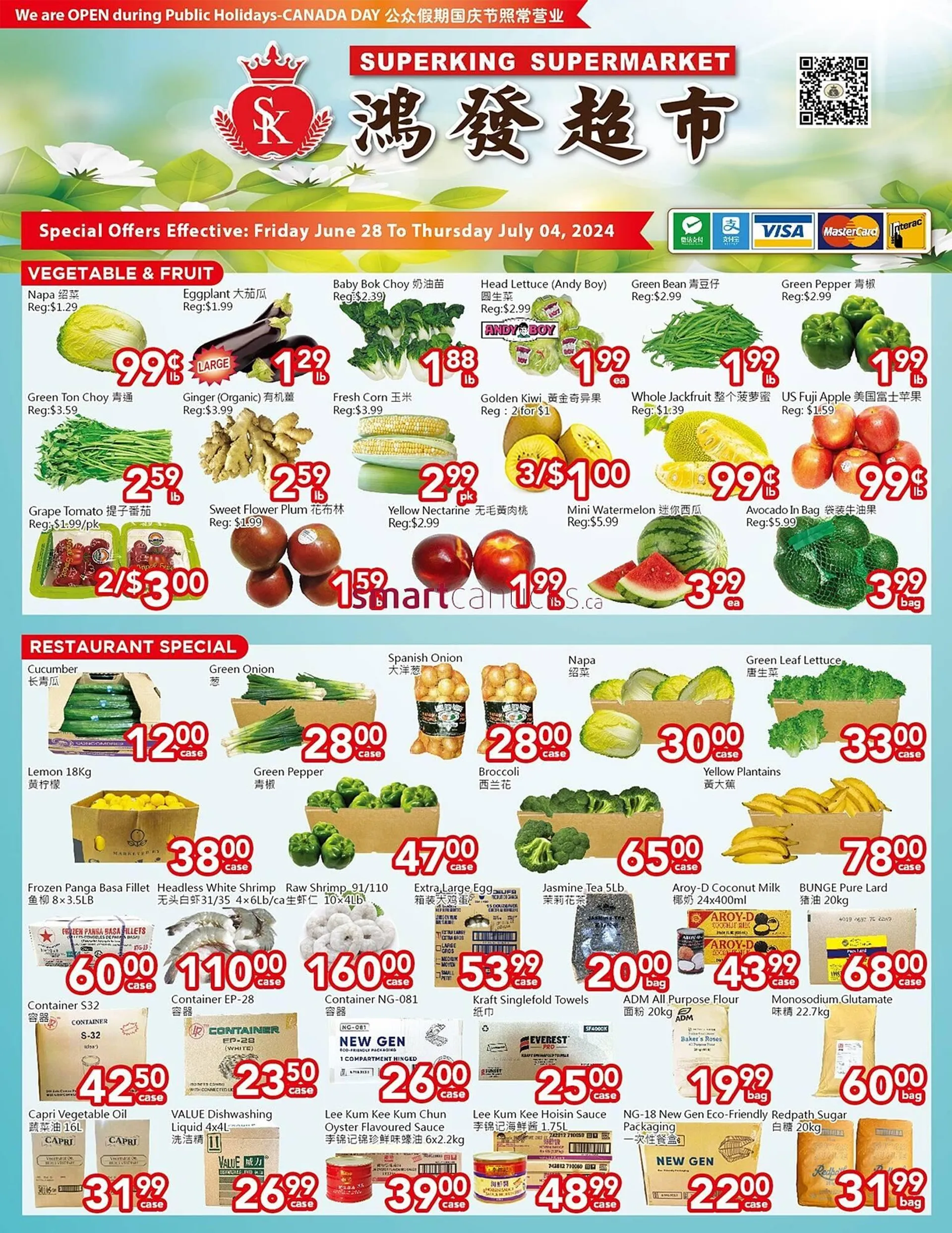 Superking Supermarket flyer from June 28 to July 4 2024 - flyer page 1