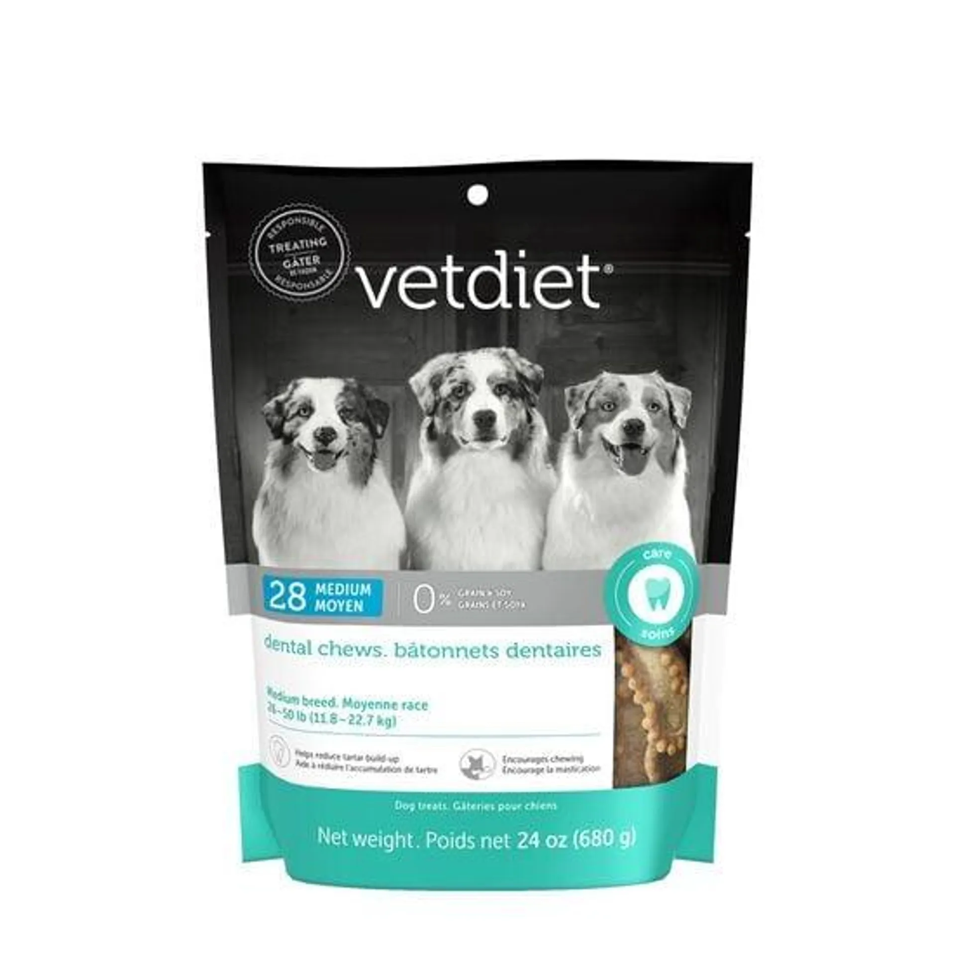 Dental chews for dogs, medium