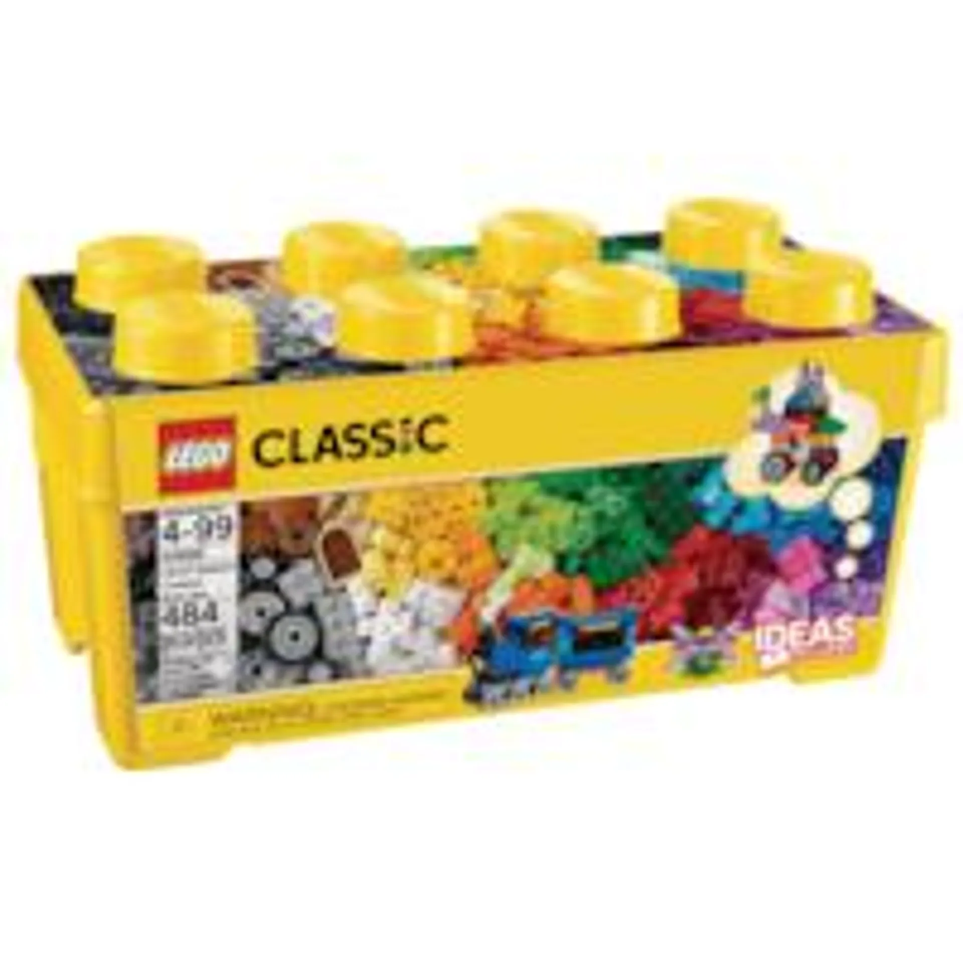 LEGO® Classic Creative Bricks Box Set 10696 Building Toy Kit For Kids, 484-pc, Ages 4+