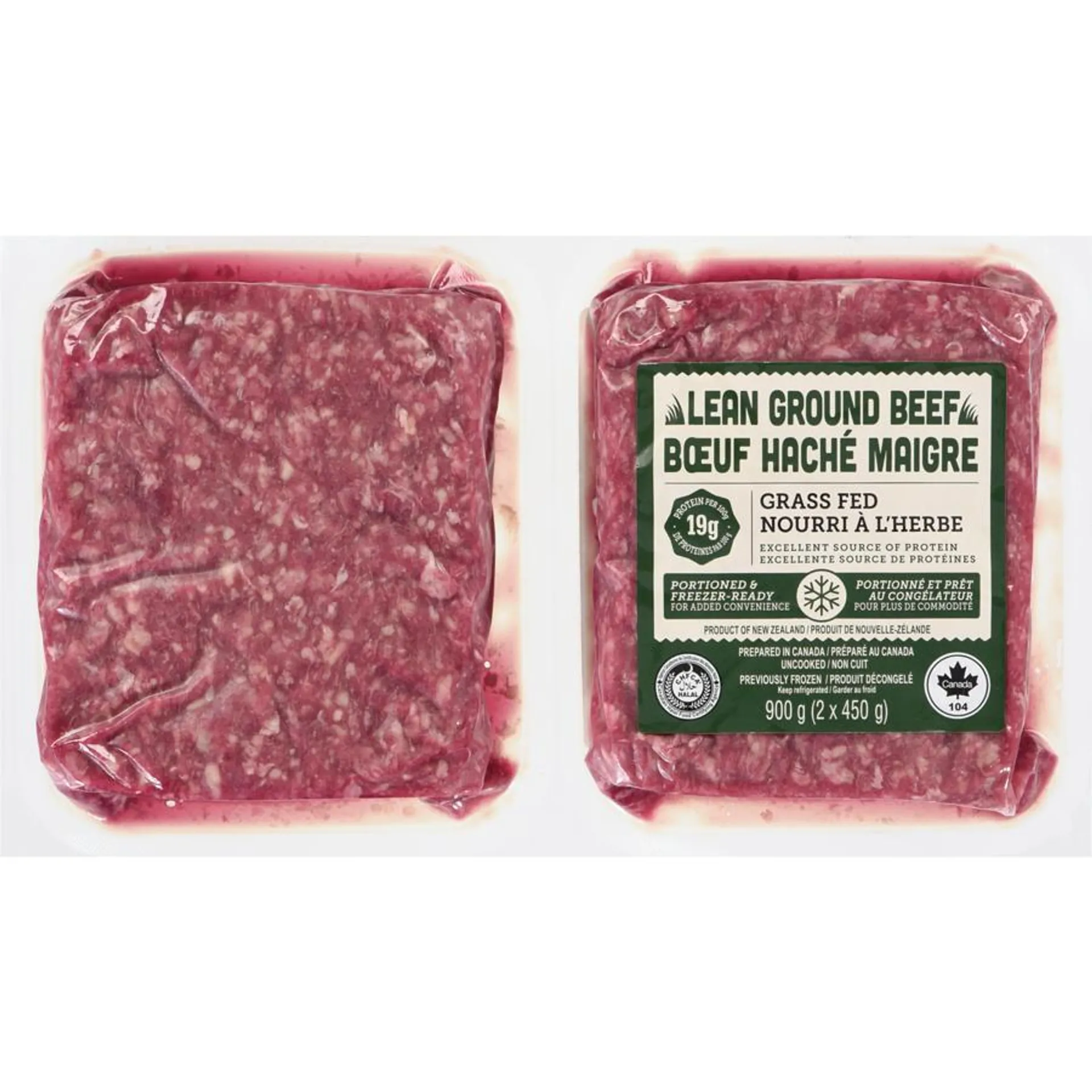 Grass Fed Lean Ground Beef, 2-Pack