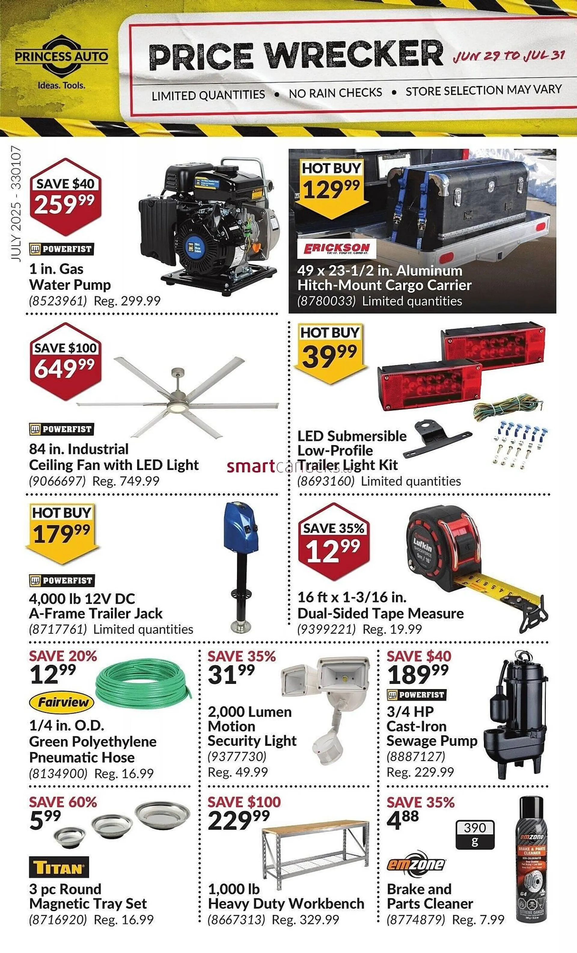 Princess Auto flyer - 1