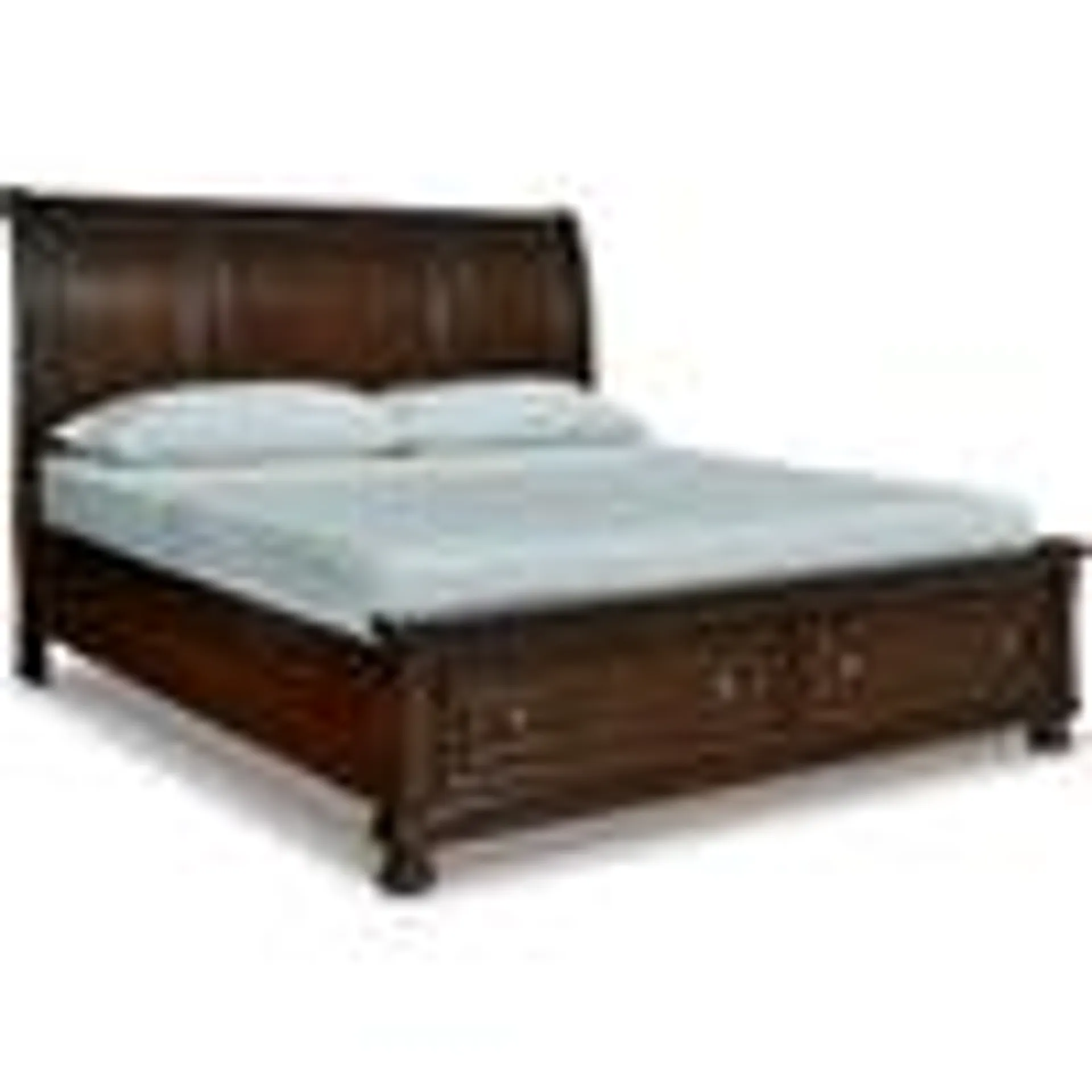 Porter 3 Piece King Sleigh Bed - Rustic Brown