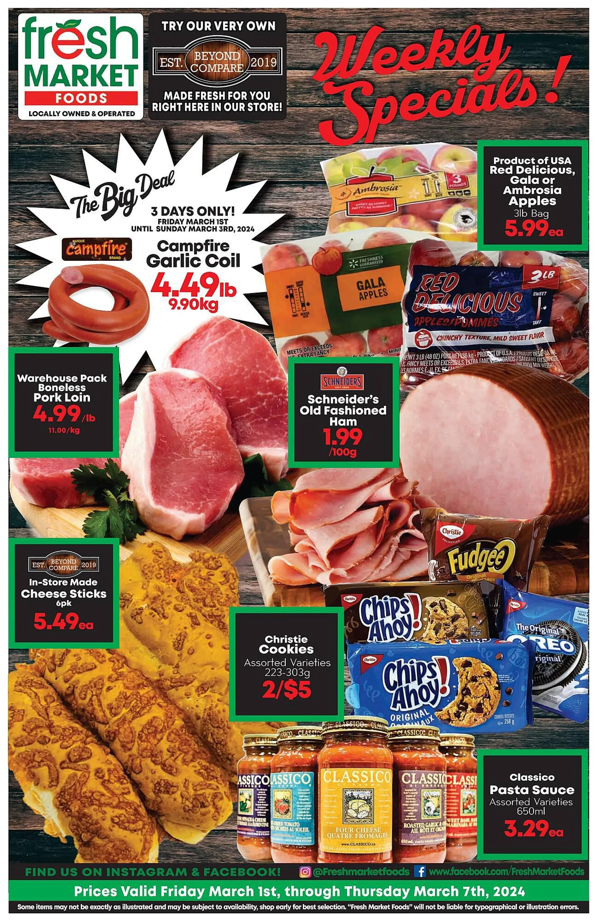 Fresh Market Foods flyer from March 1 to March 7 2024 - flyer page 