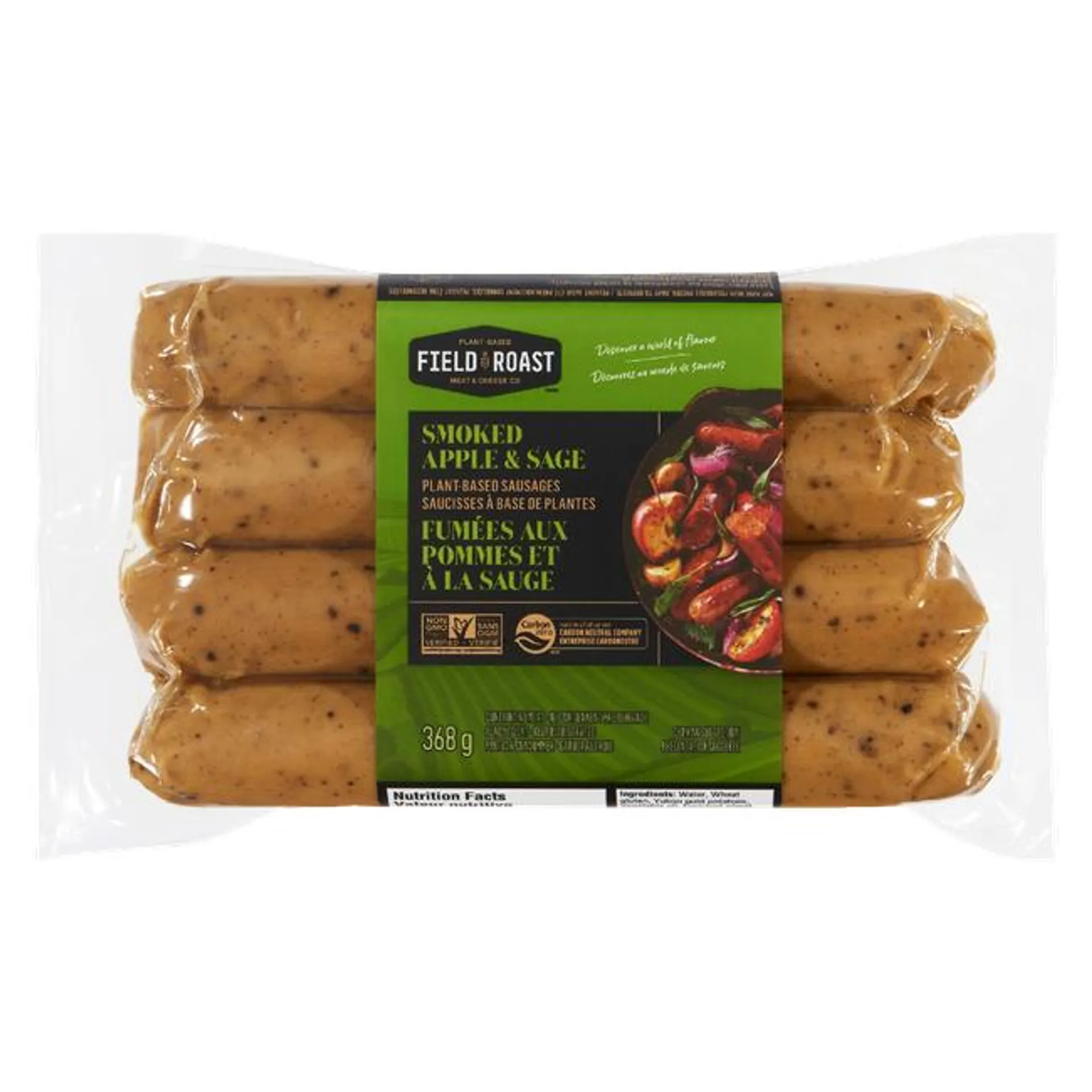 Field Roast - Smoked Apple & Sage Plant Based Sausages