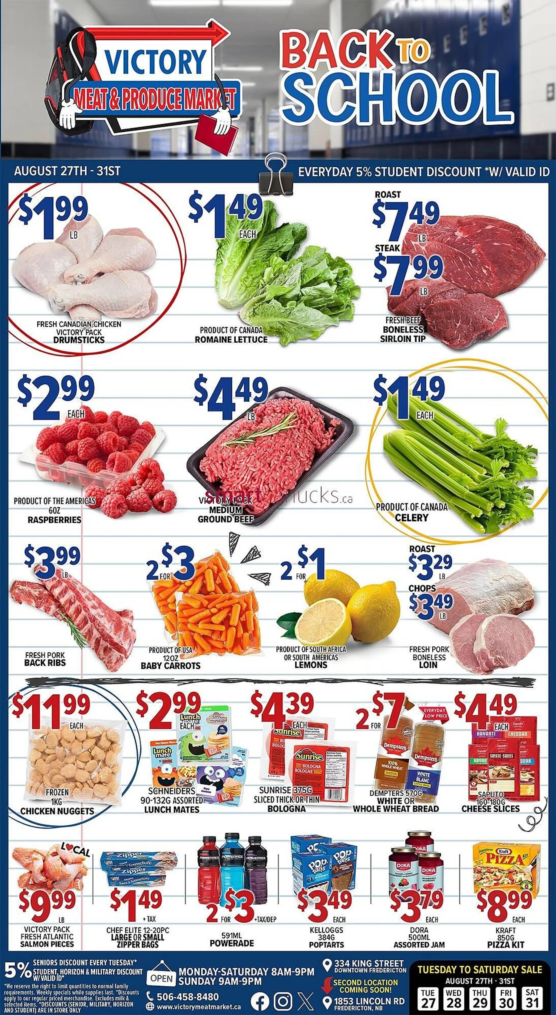 Victory Meat Market flyer - 1