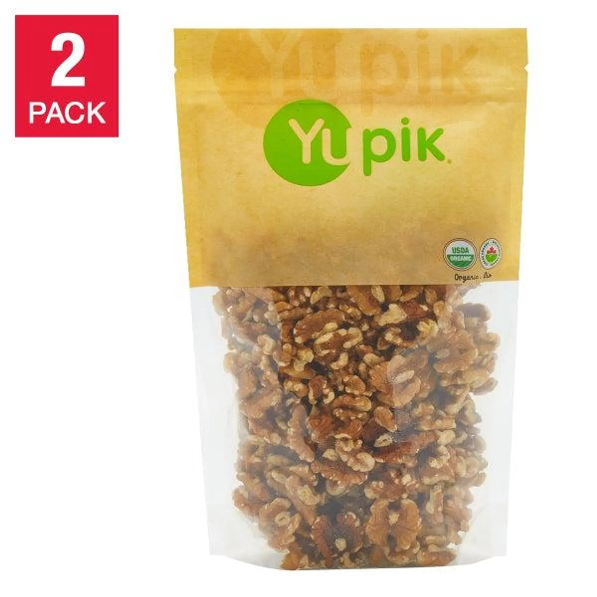 Yupik Organic Walnuts, 2 × 1 kg