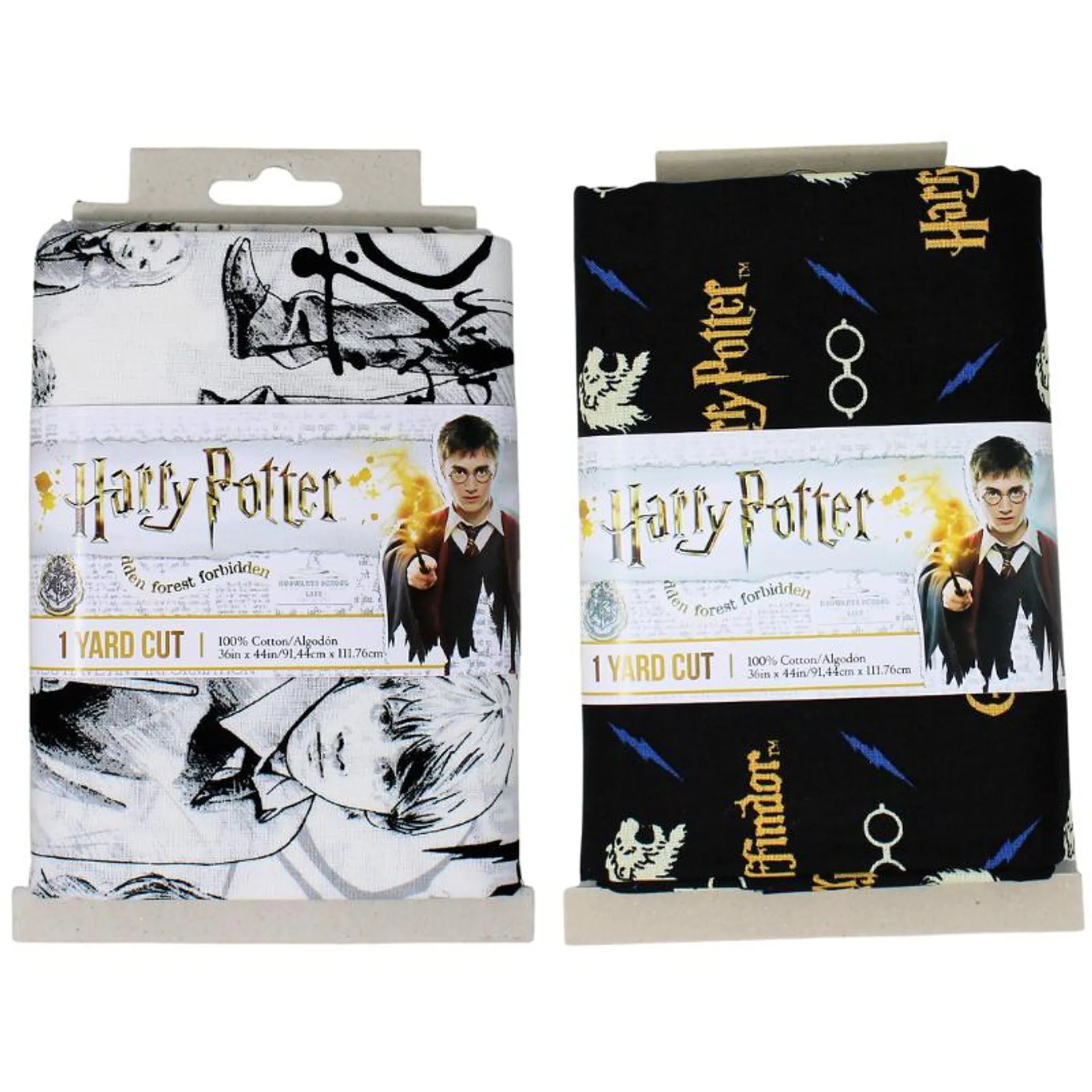 1 Yard Pre-Cut Harry Potter Fabric - 36" x 44" - 100% Cotton
