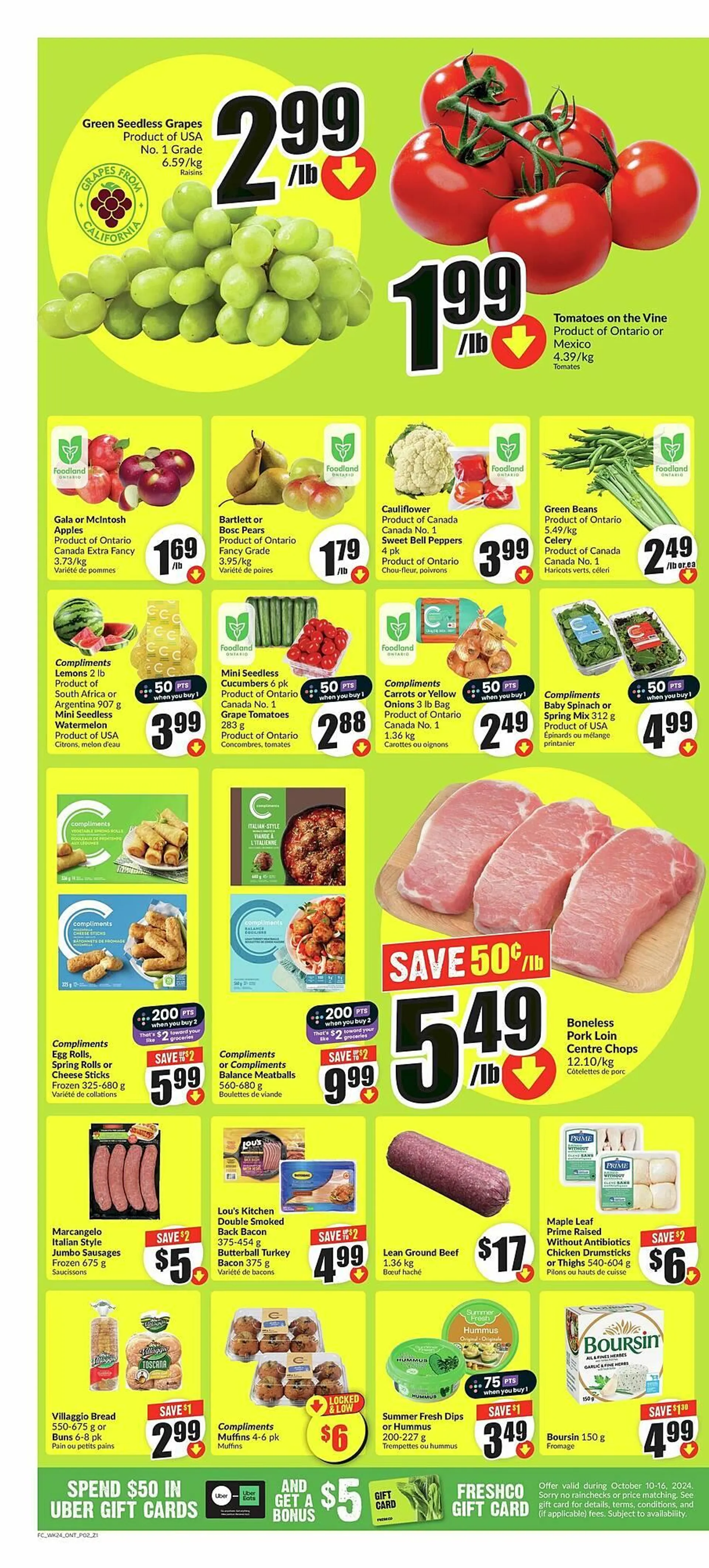 FreshCo flyer from October 10 to October 17 2024 - flyer page 3