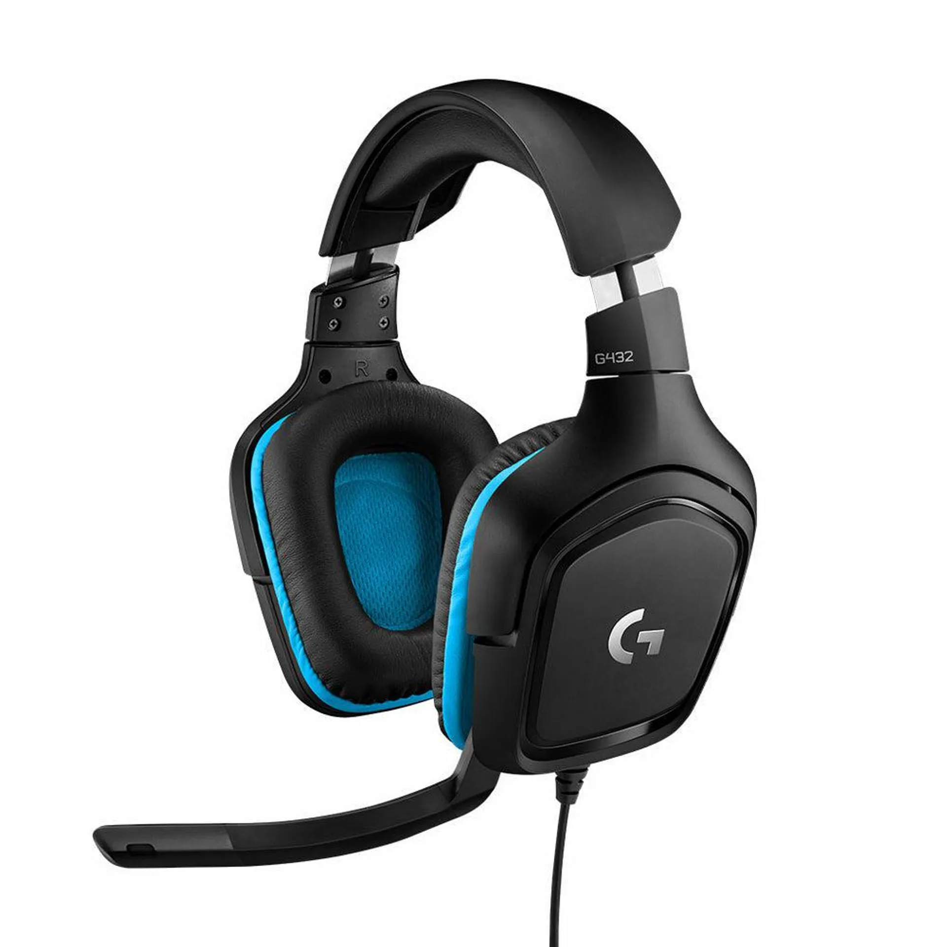 Logitech G432 Wired Gaming Headset - PC - Black