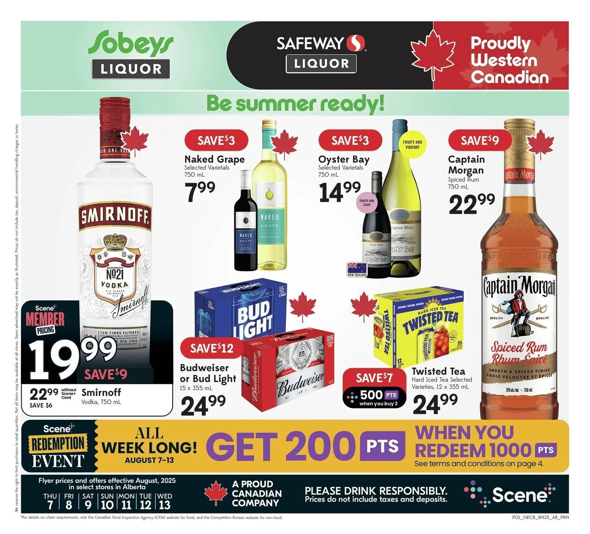 Safeway flyer from August 7 to August 14 2025 - flyer page 1