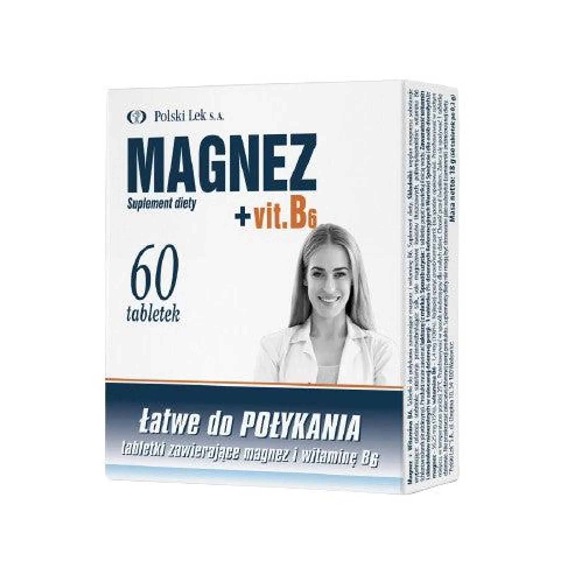 Magnesium + Vit B6, 60 Tablets