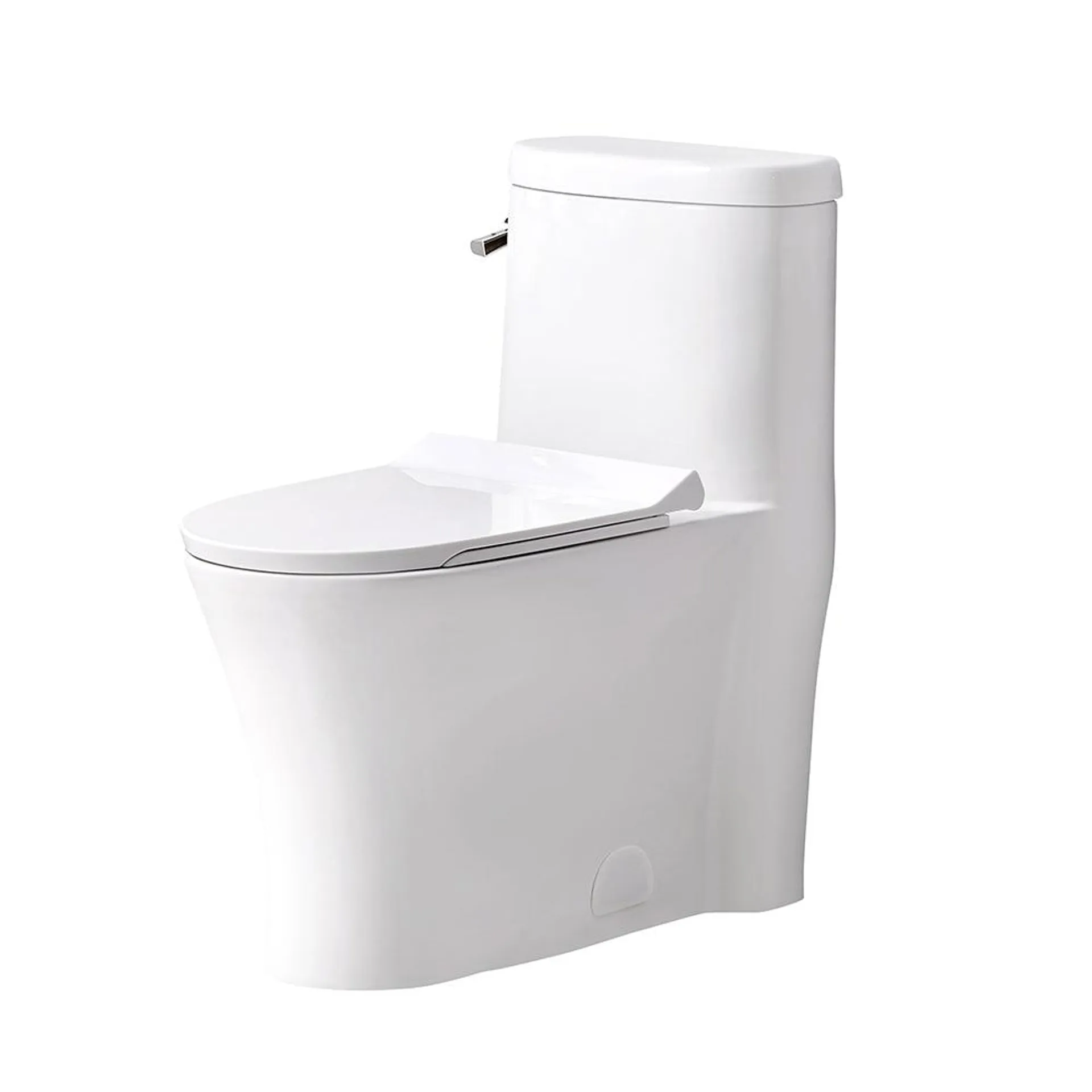 Hartridge 1-Piece 4/6 LPF Dual Flush Elongated Toilet in White