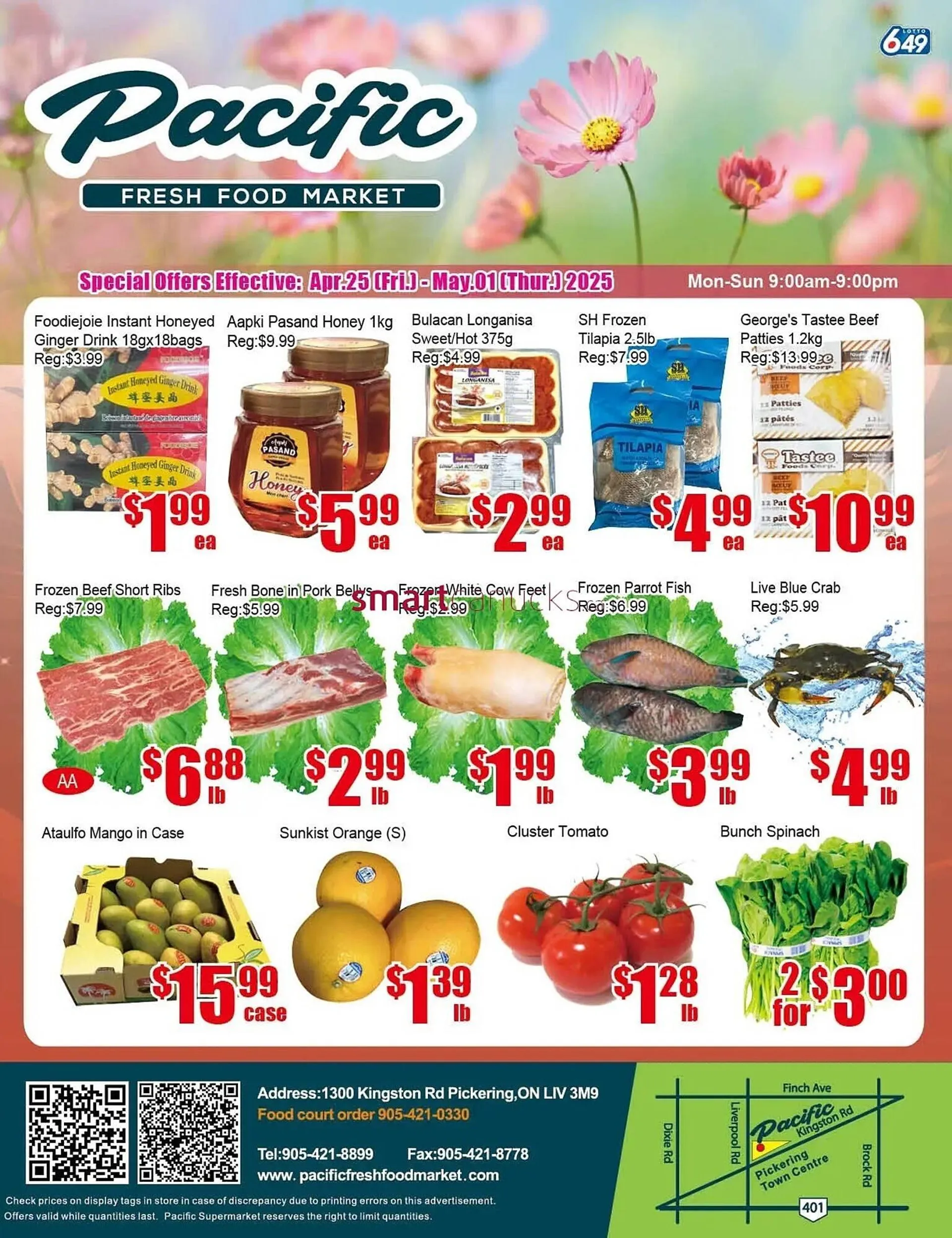 New Pacific Supermarket flyer - 1