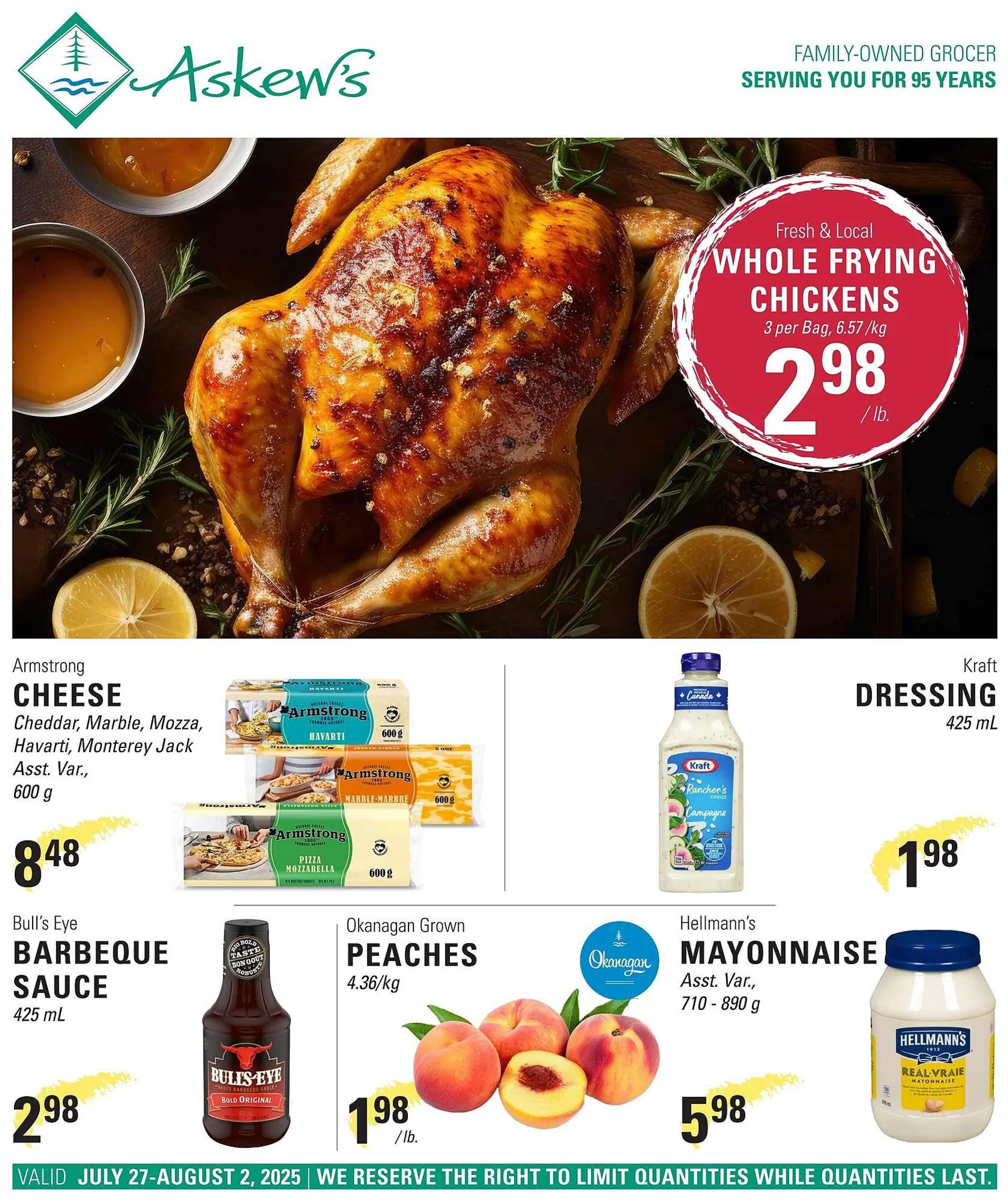 Askews Foods flyer from July 27 to August 2 2025 - flyer page 1