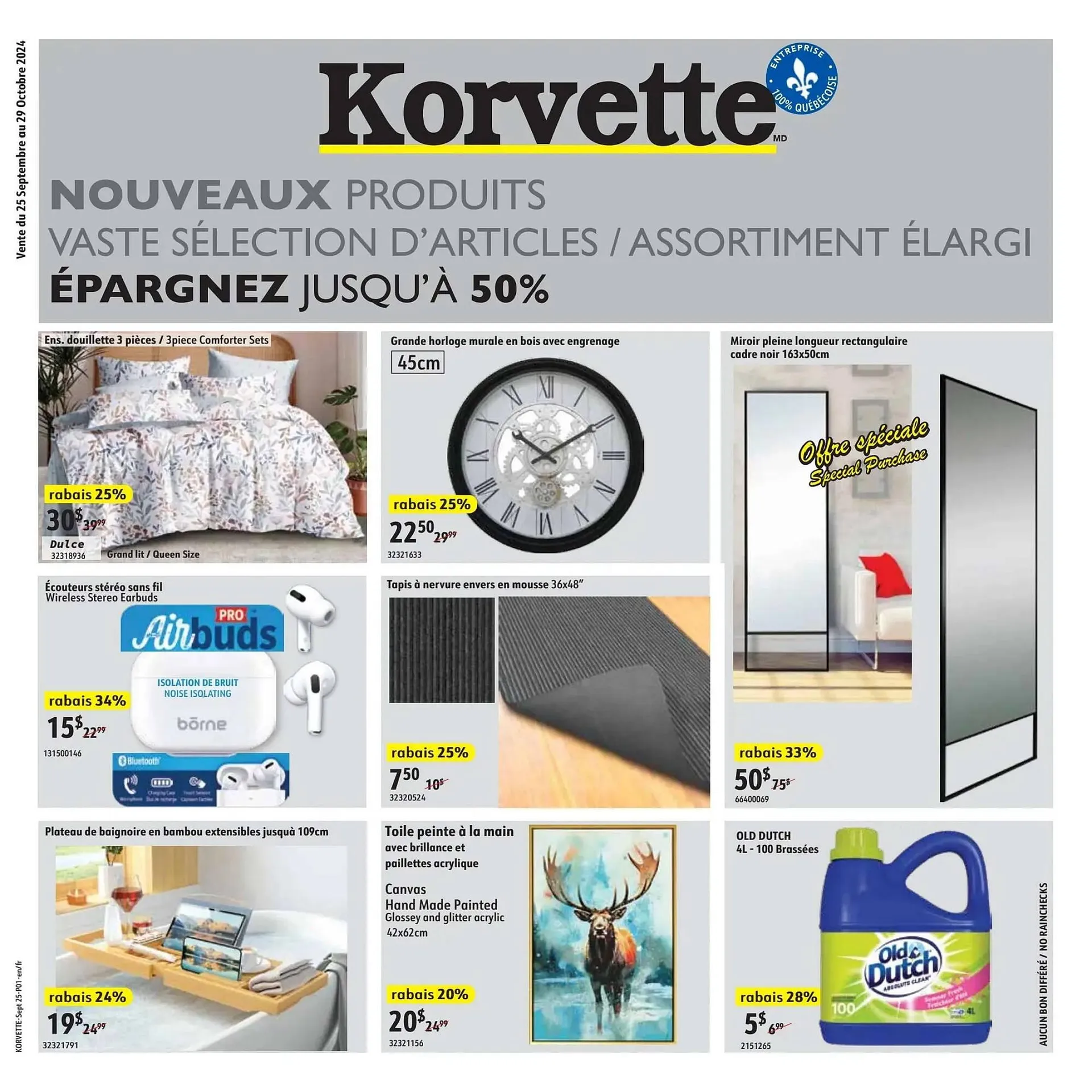 Korvette flyer - 1