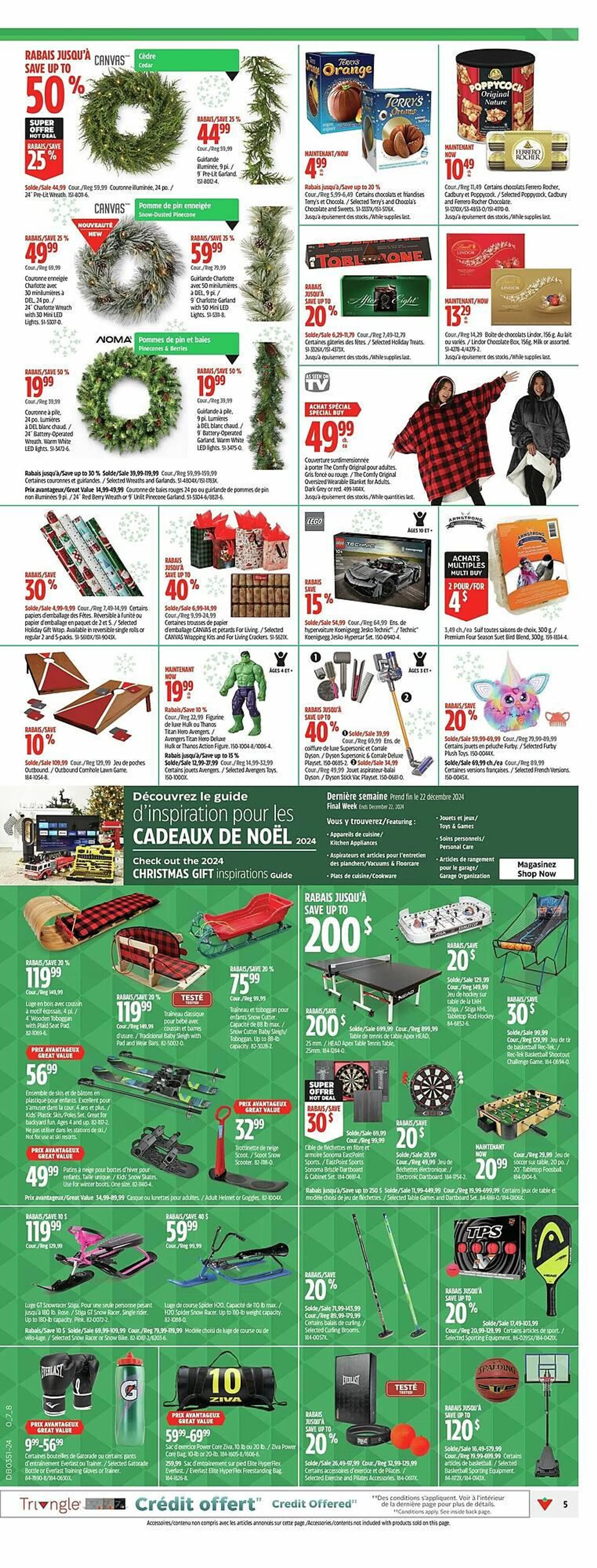 Canadian Tire flyer from December 12 to December 23 2024 - flyer page 7