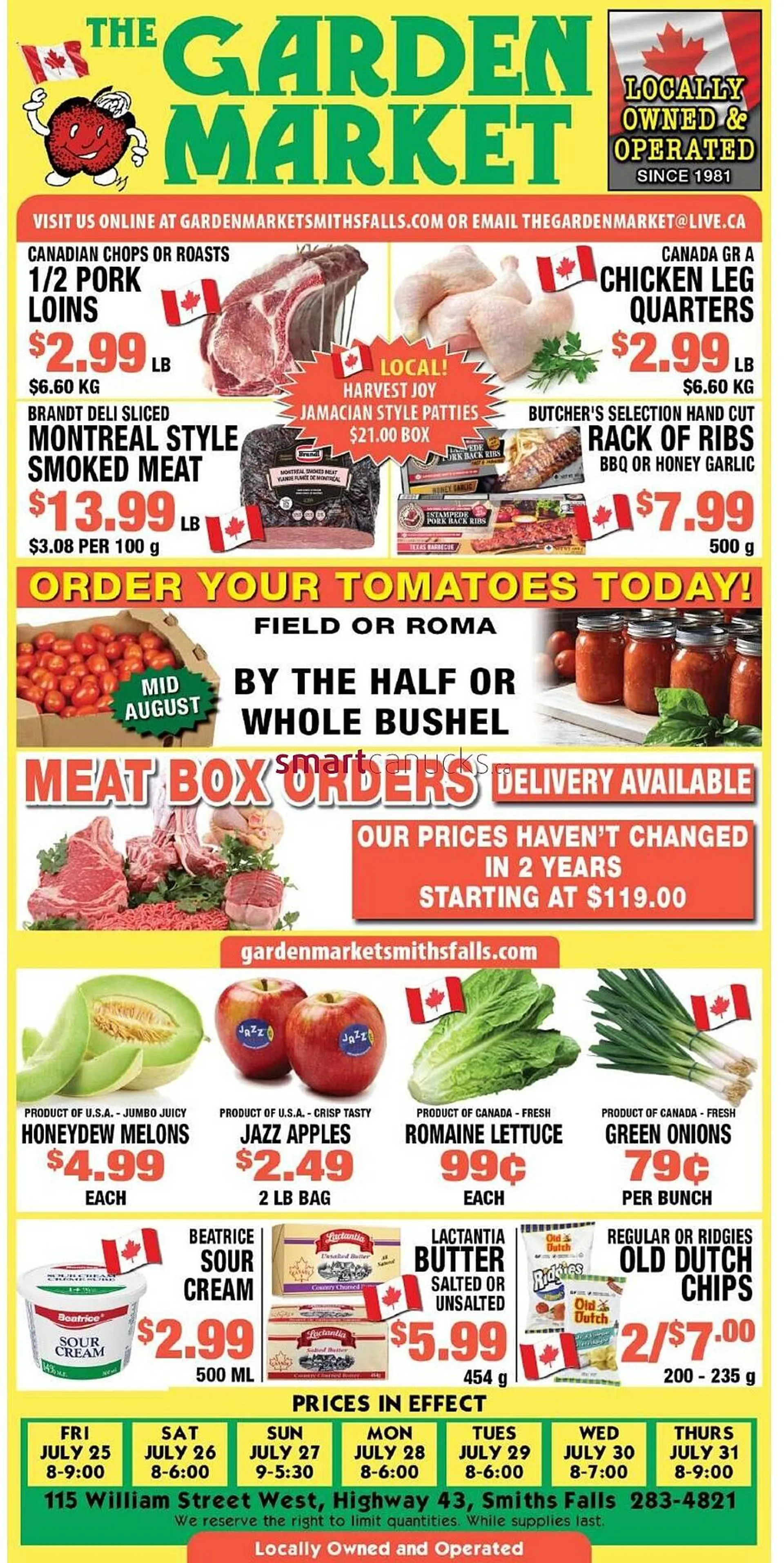 The Garden Market flyer from July 24 to July 30 2025 - flyer page 1