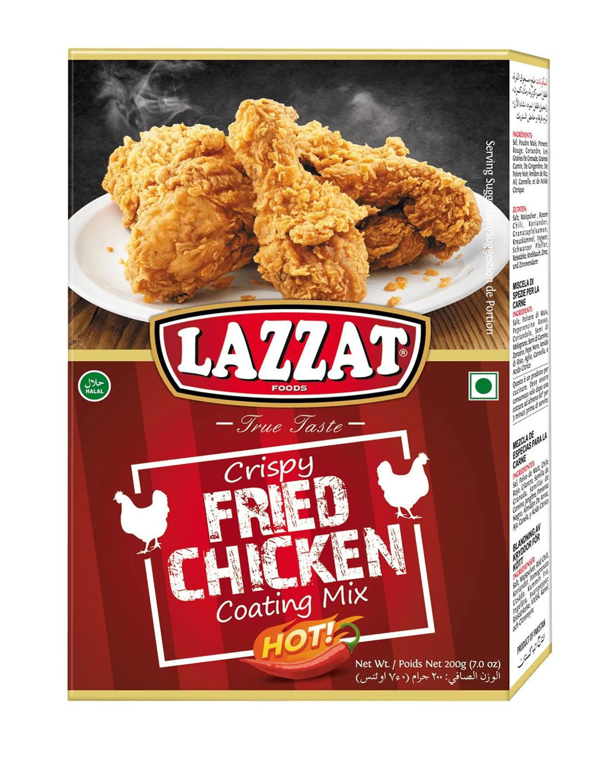 Lazzat Fried Chicken mix100g
