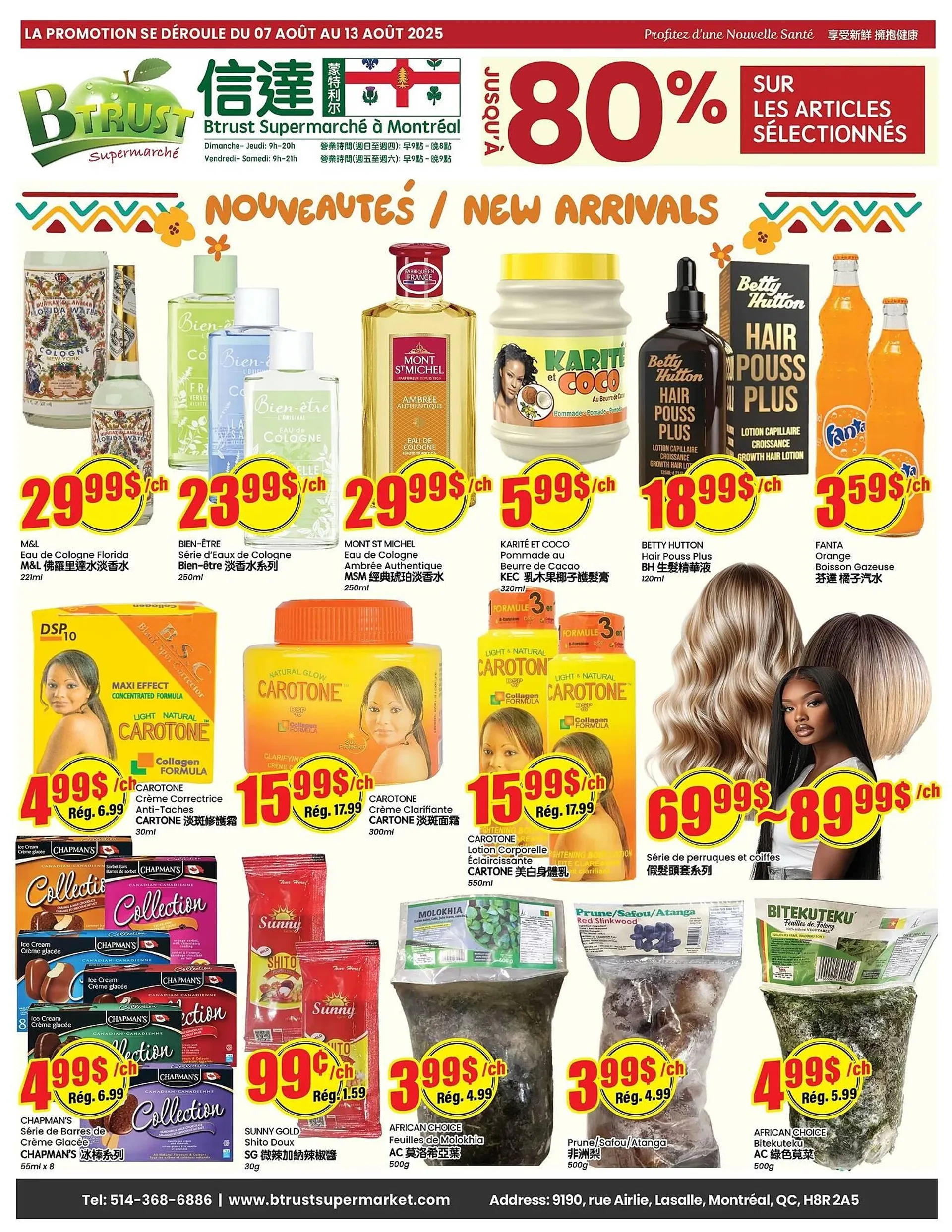 Btrust Supermarket flyer from August 7 to August 13 2025 - flyer page 1